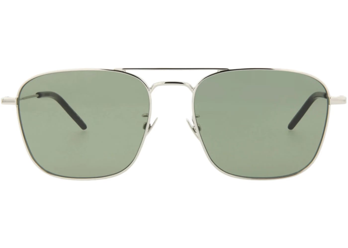 Saint Laurent Aviator Sunglasses Silver/Green (SL309-30008020-003)
