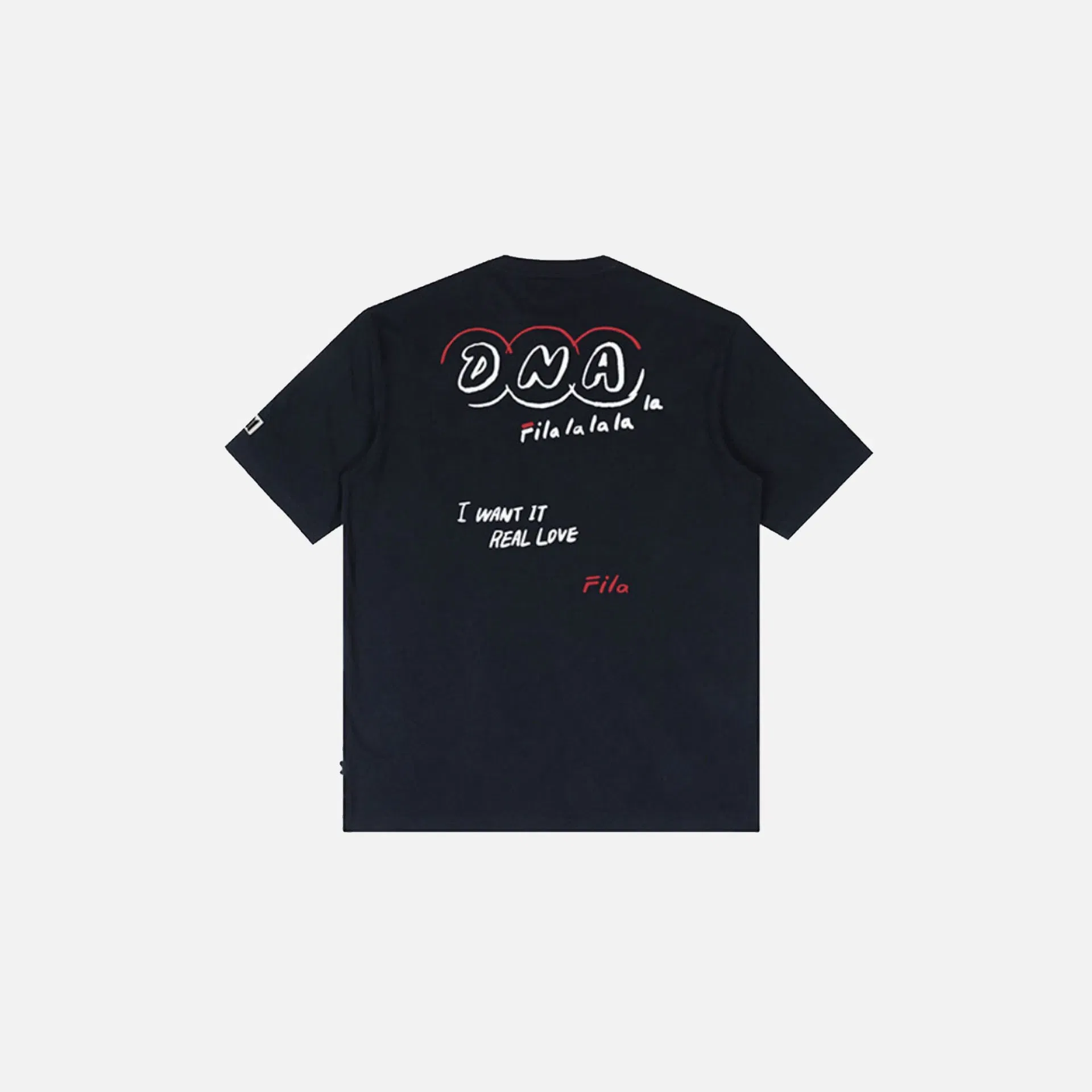 Fila BTS Love Yourself Collection DNA Graphic T-Shirt Ink Navy