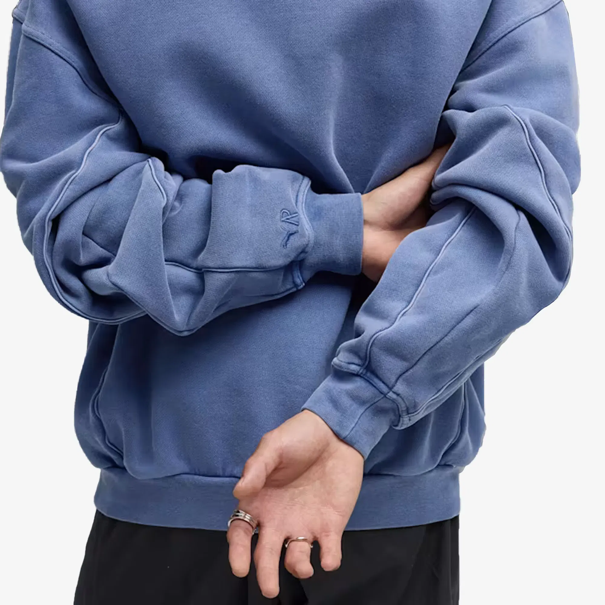 PUMA x REPRESENT OVERSIZED HOODIE { BLUE DUSK
