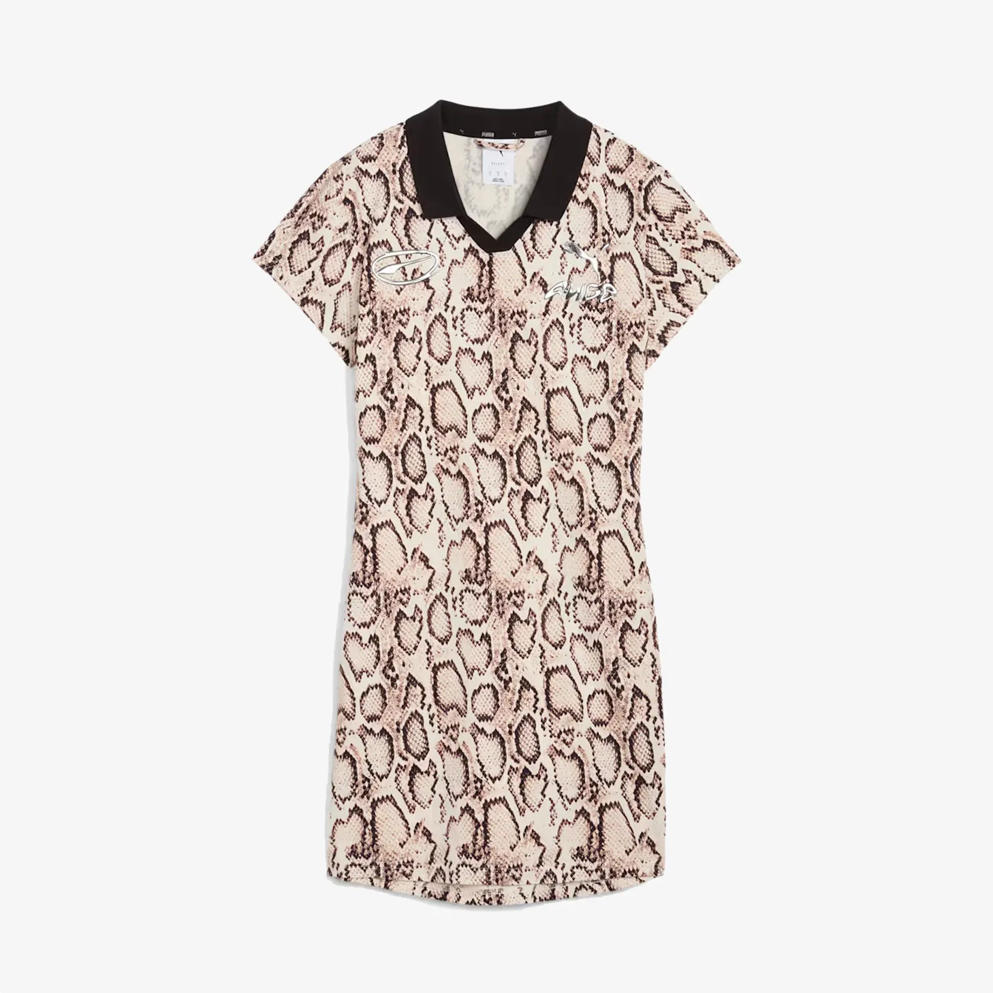 PUMA x A$AP ROCKY SNAKE SKIN FUTBOL DRESS { FROSTED IVORY-AOP