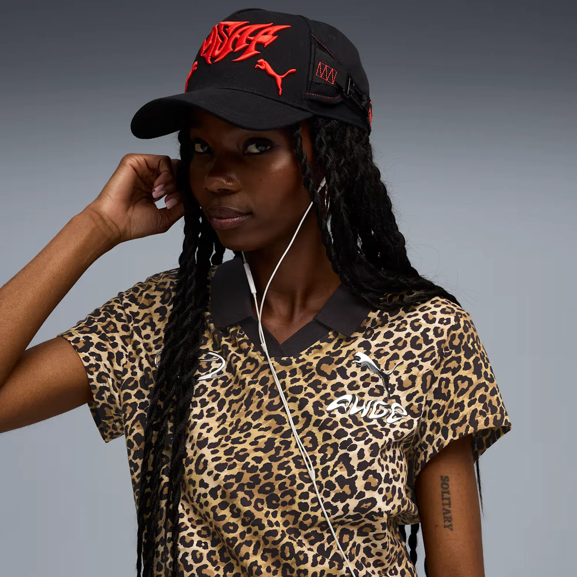 PUMA x A$AP ROCKEY CAP { BLACK-FIERCE RED
