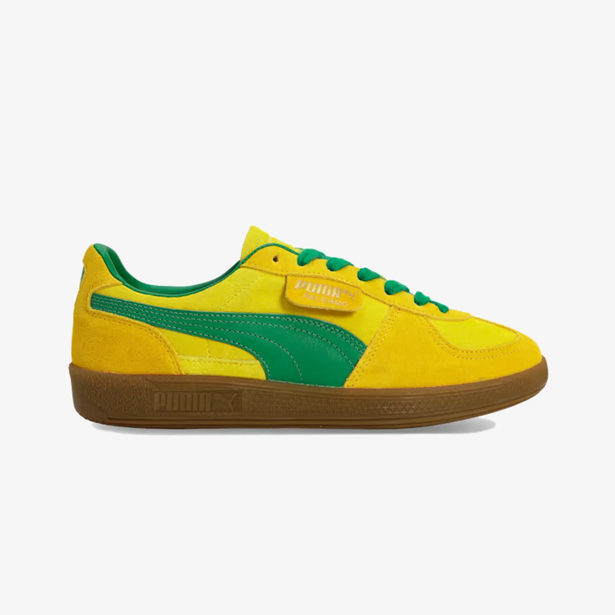 PUMA PALERMO CLASSIC COMFORT LOW BOOT { PELE YELLOW-GREEN