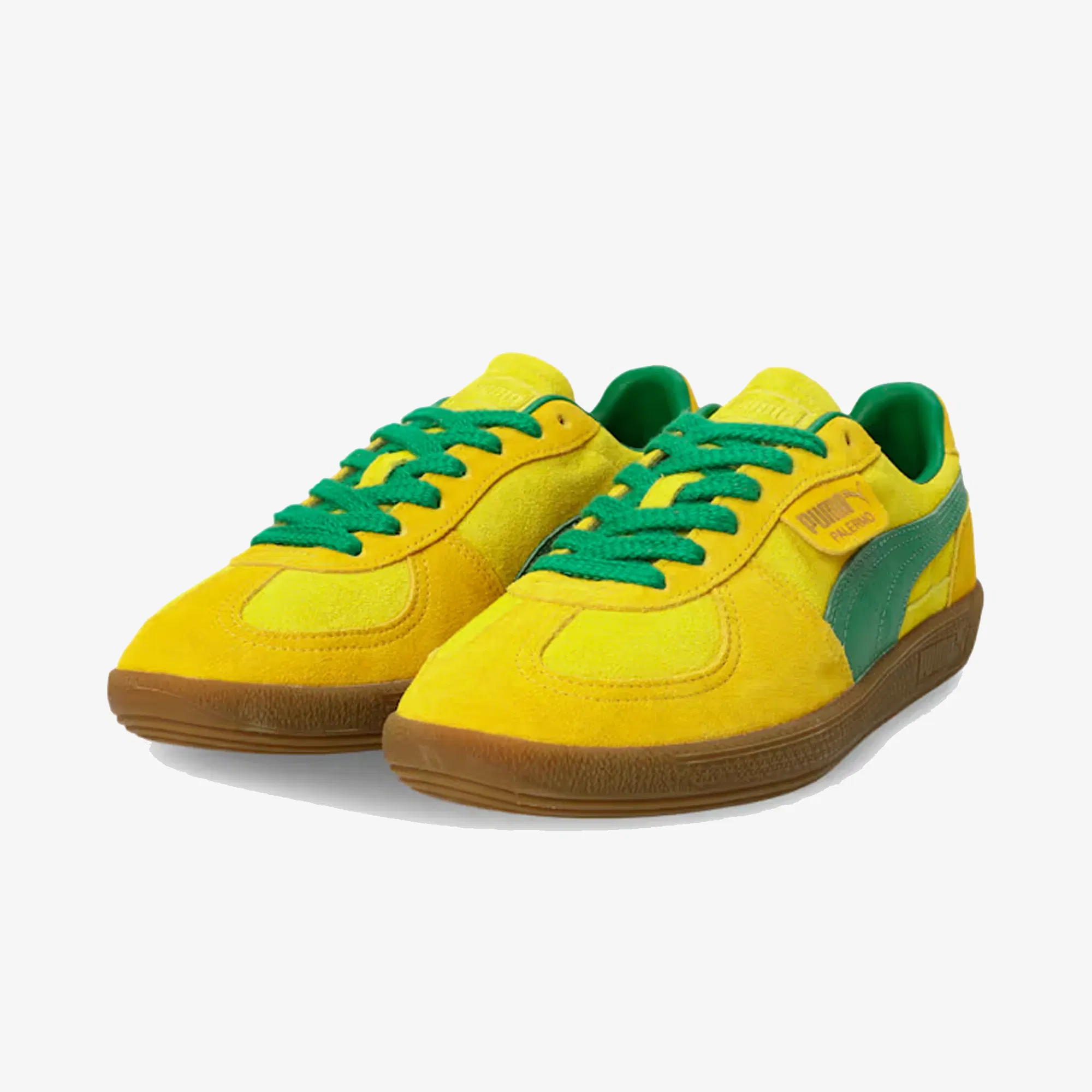 PUMA PALERMO CLASSIC COMFORT LOW BOOT { PELE YELLOW-GREEN