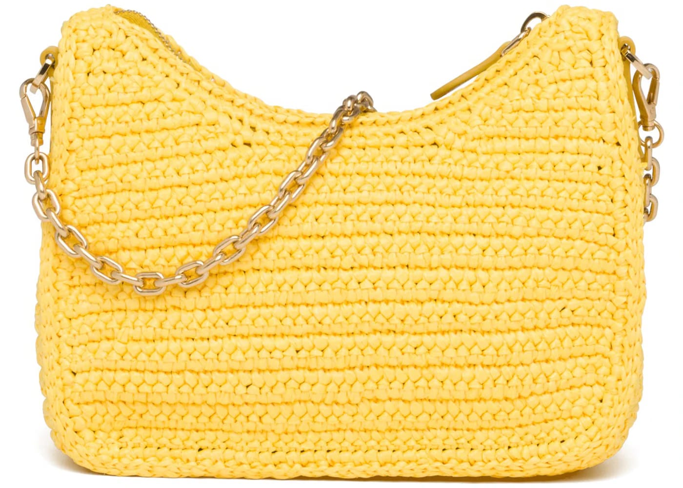 Prada Re-Edition 2005 Raffia Bag Yellow