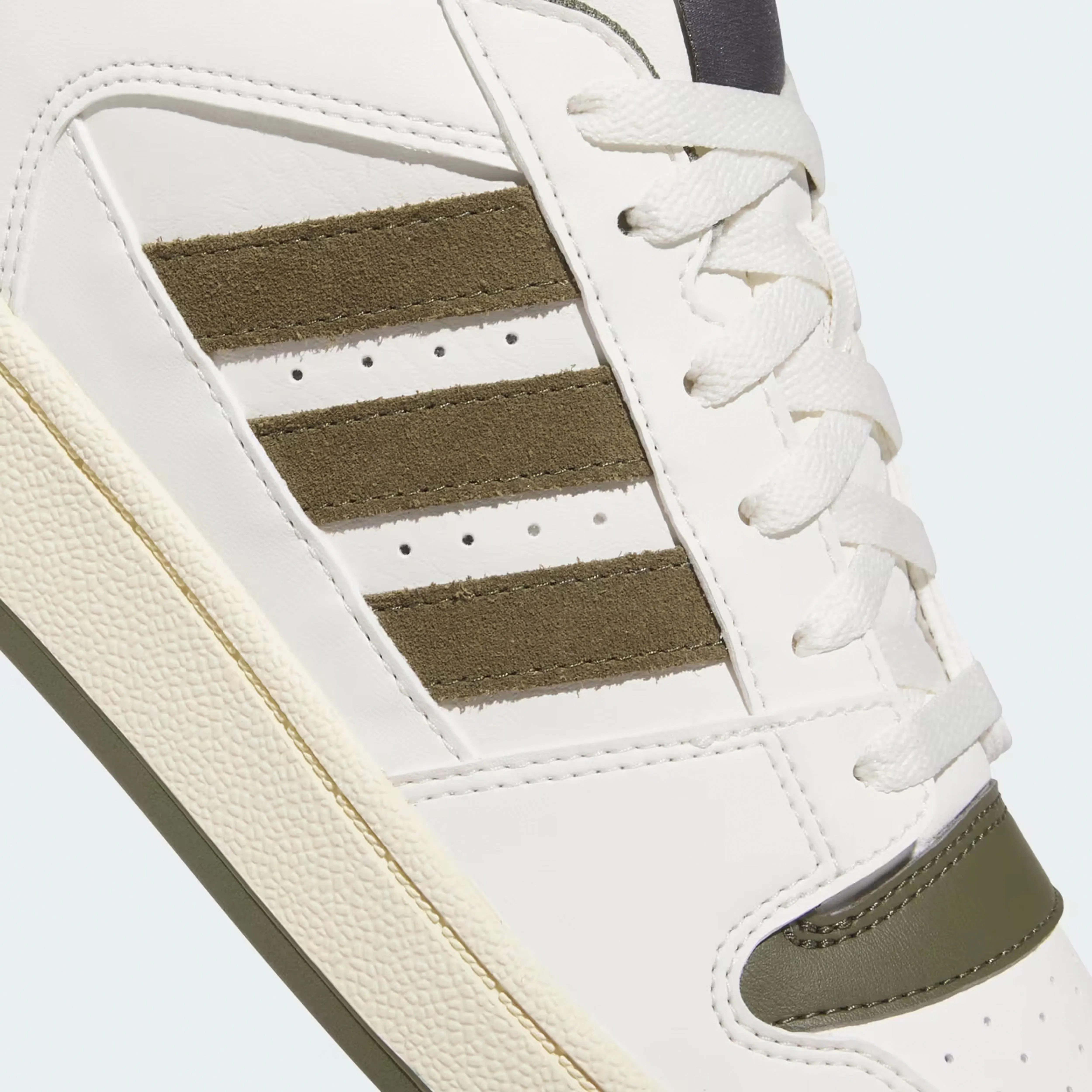 ADIDAS ORIGINALS BREAK START { CORE WHITE/OLIVE STRATA
