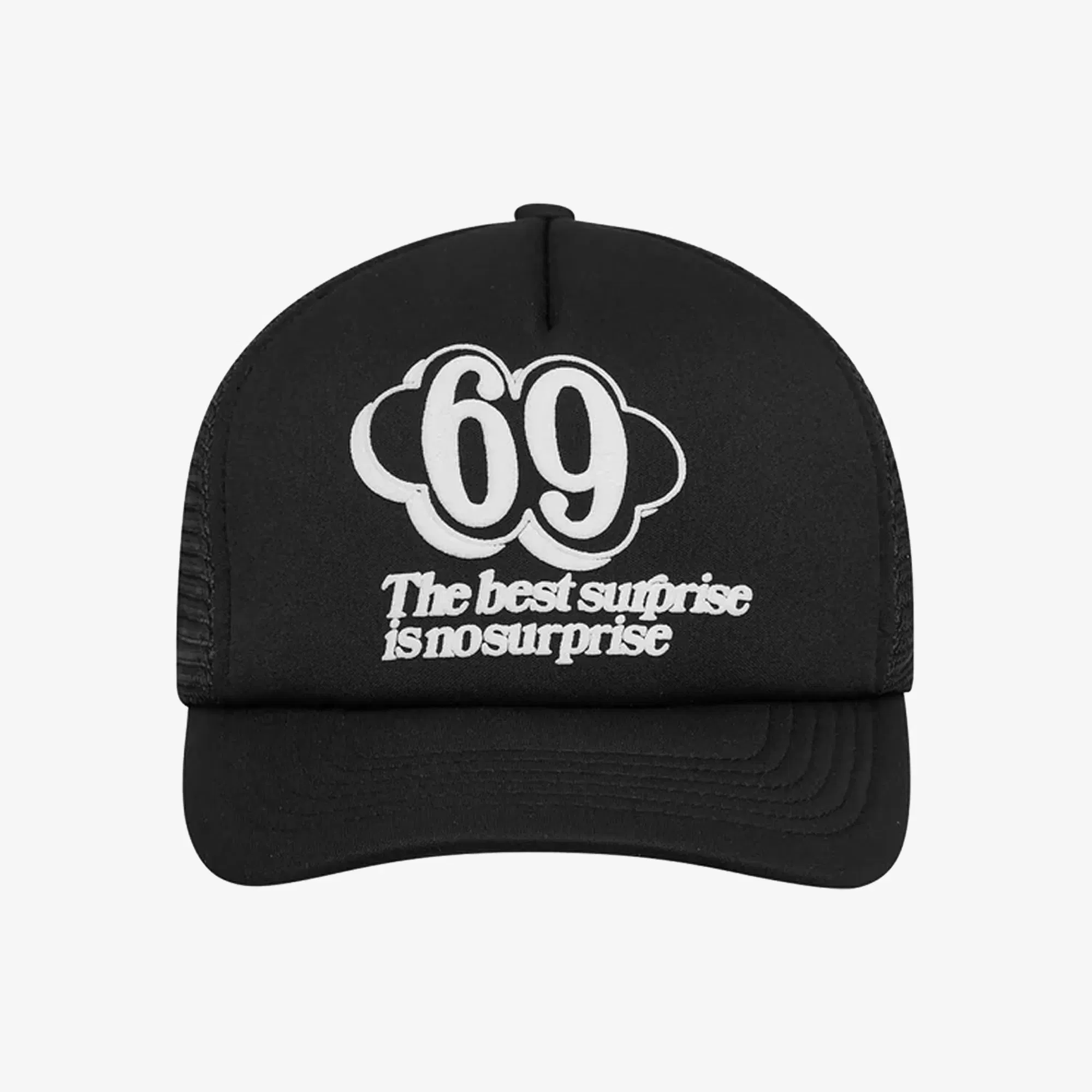 Aries NO SUPRISE TRUCKER CAP { BLACK
