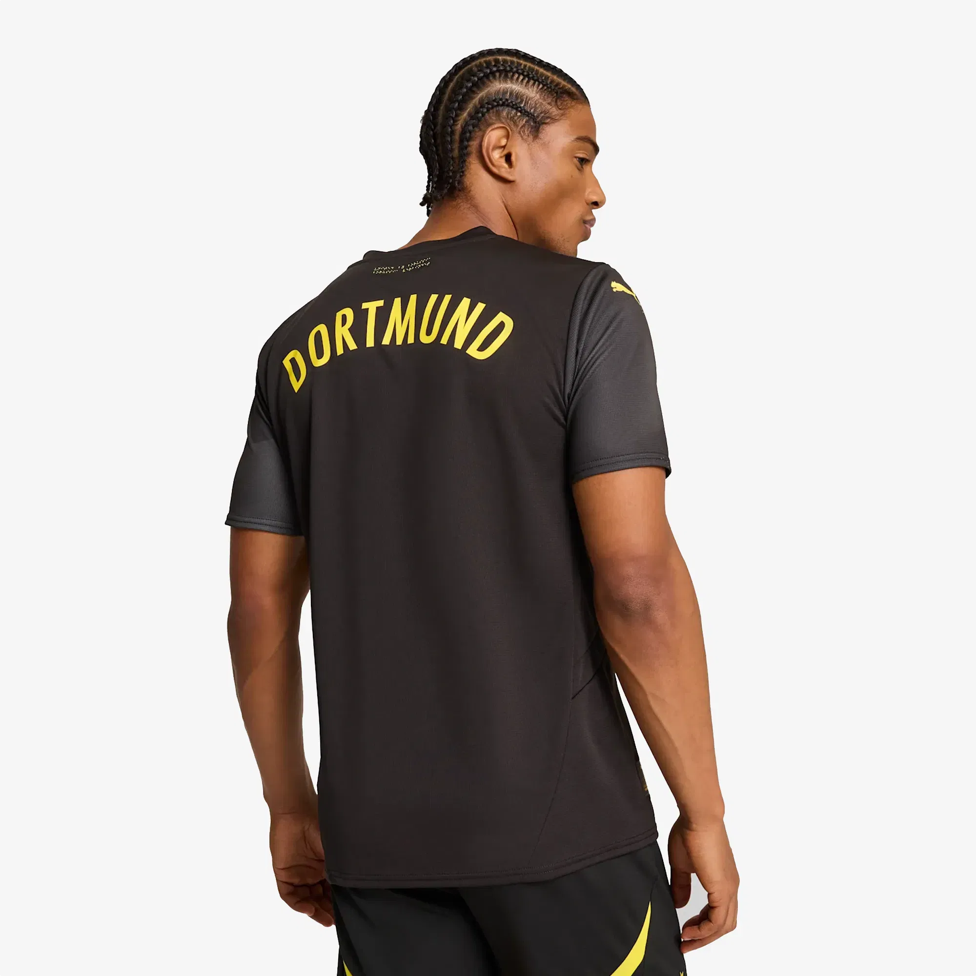 PUMA BORUSSIA DORTMUND 24/25 AWAY FOOTBALL JERSEY { BLACK