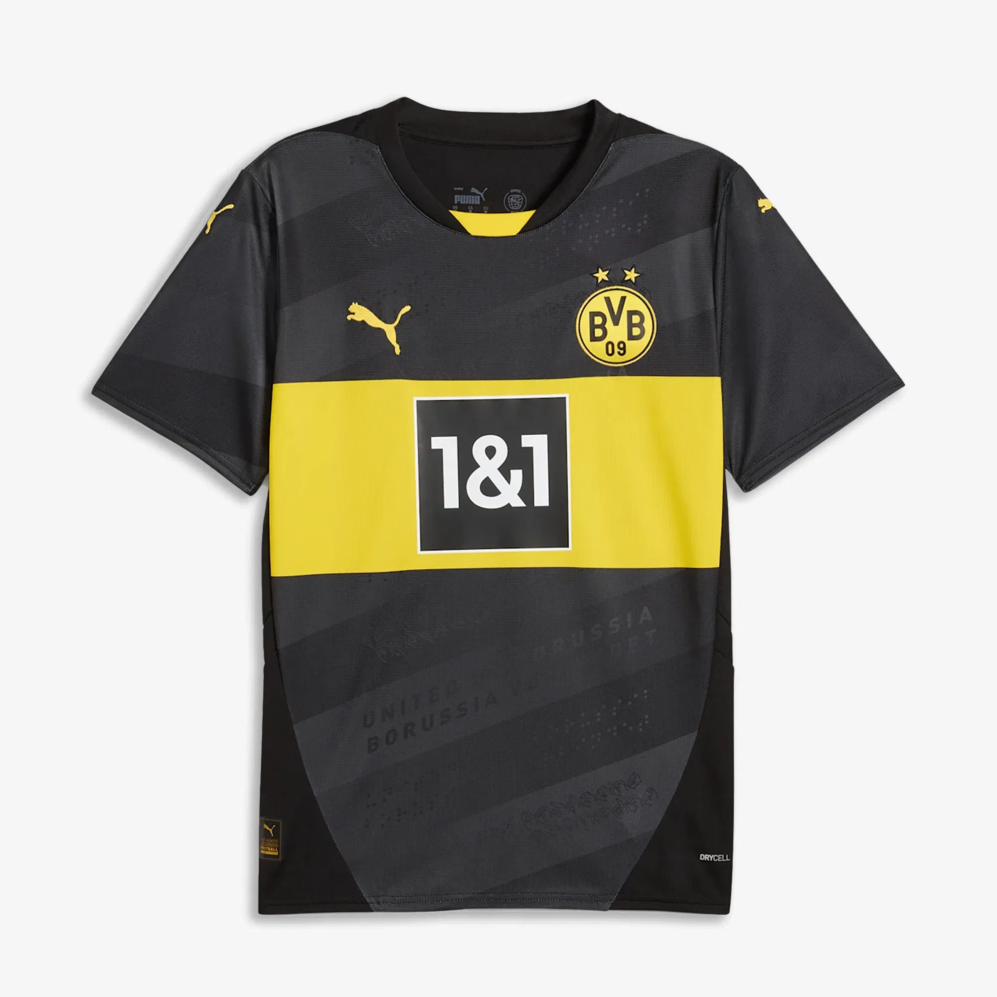 PUMA BORUSSIA DORTMUND 24/25 AWAY FOOTBALL JERSEY { BLACK
