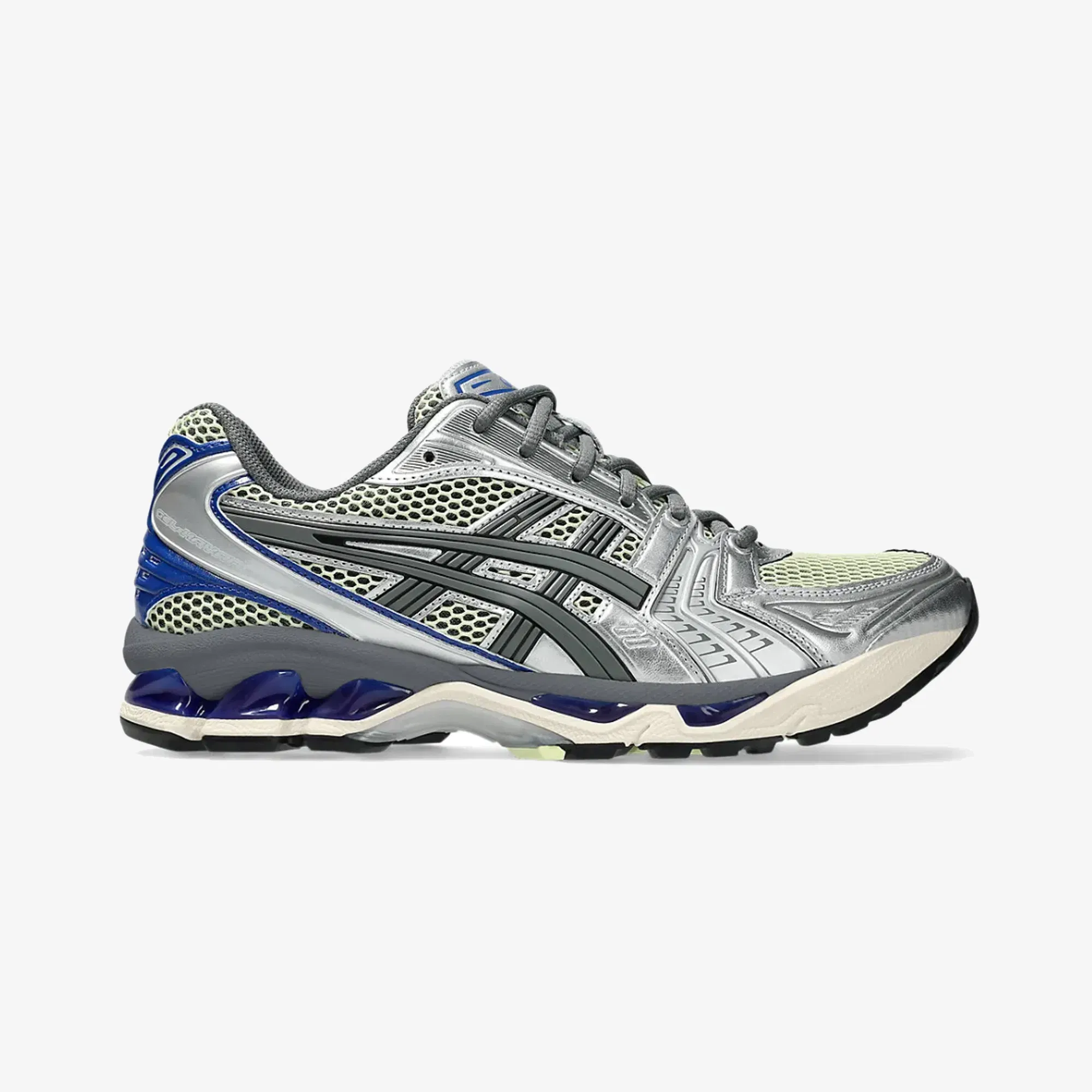 ASICS GEL-KAYANO 14 { SOFT YELLOW/ASICS BLUE