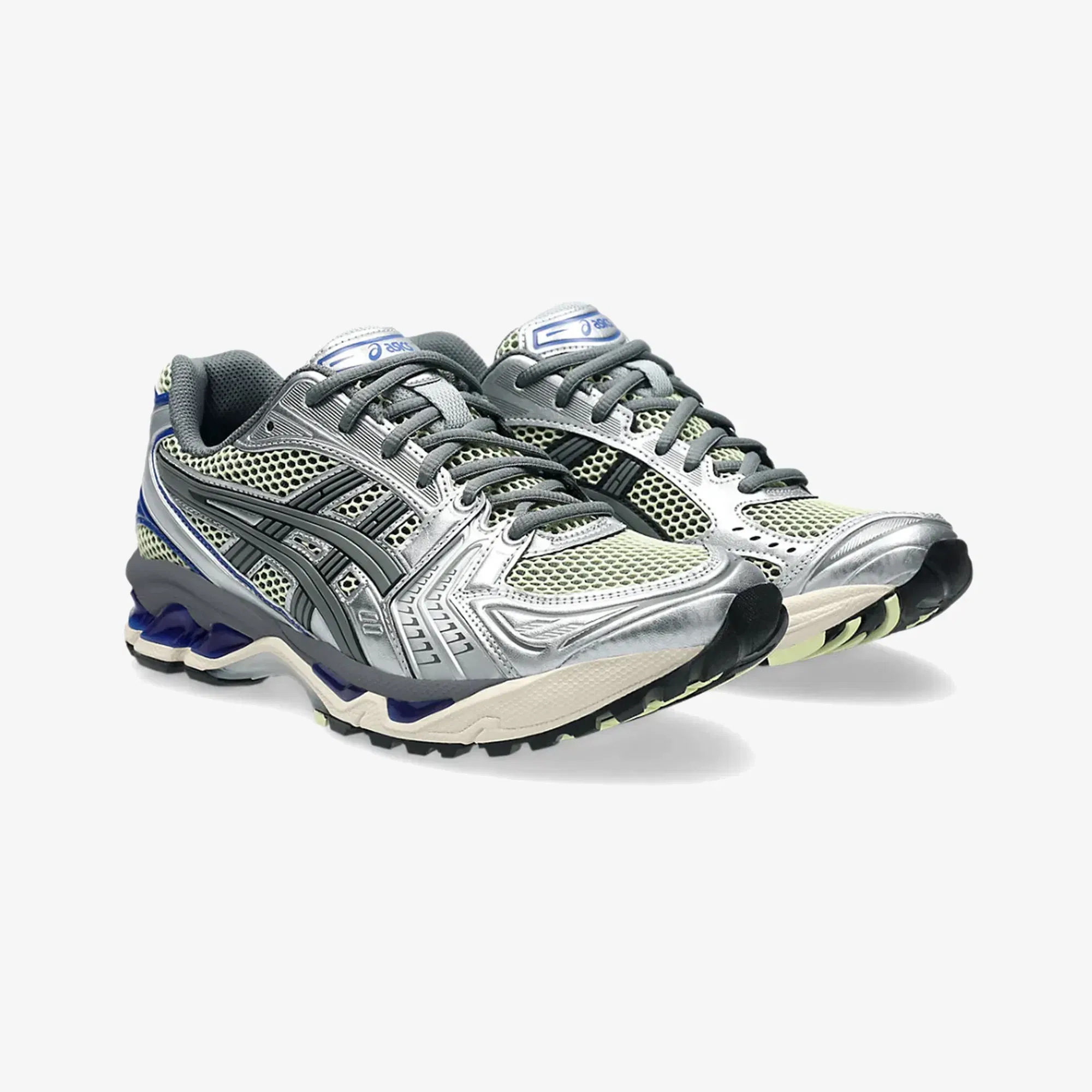 ASICS GEL-KAYANO 14 { SOFT YELLOW/ASICS BLUE