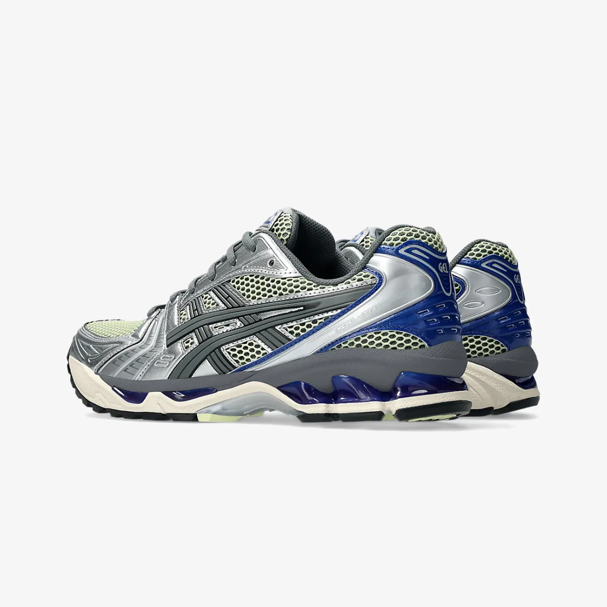 ASICS GEL-KAYANO 14 { SOFT YELLOW/ASICS BLUE