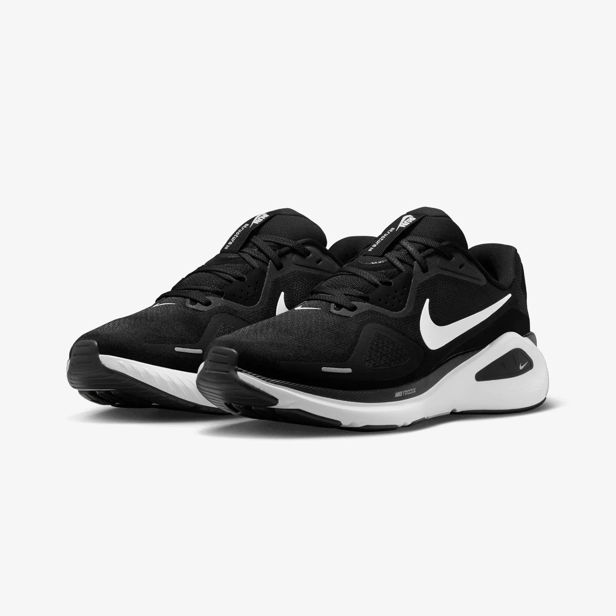 Nike STRUCTURE 26 { BLACK/WHITE-COOL GREY-METALLIC SILVER