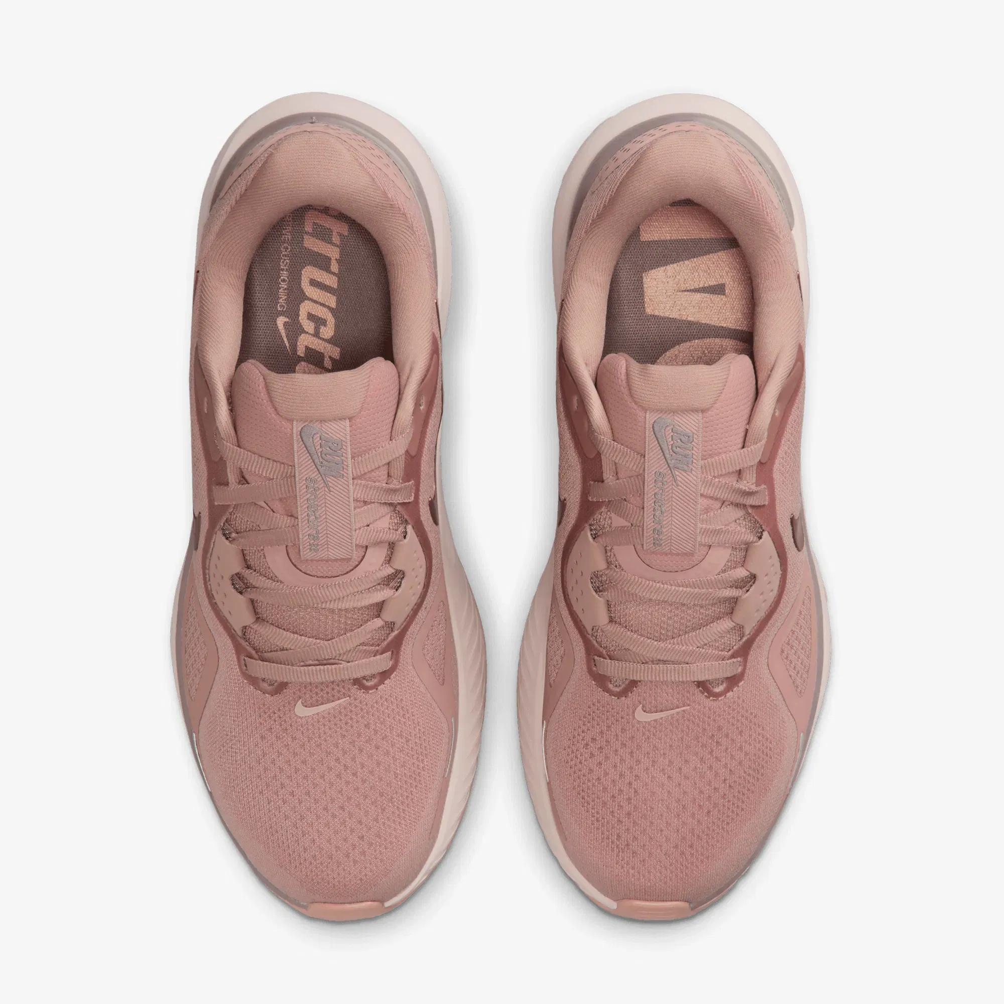 NIKE STRUCTURE 26 { PARTICLE PINK/MTLC ROSE GOLD-TAUPE GREY