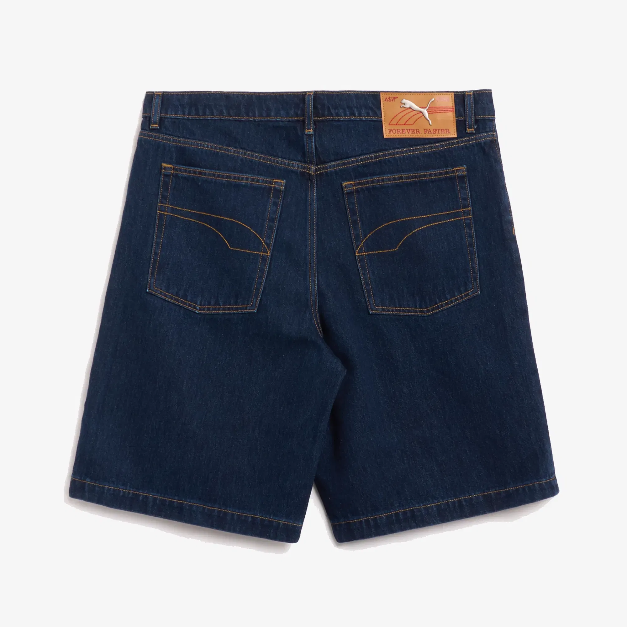PUMA x A$AP ROCKY DENIM SHORTS { DARK DENIM