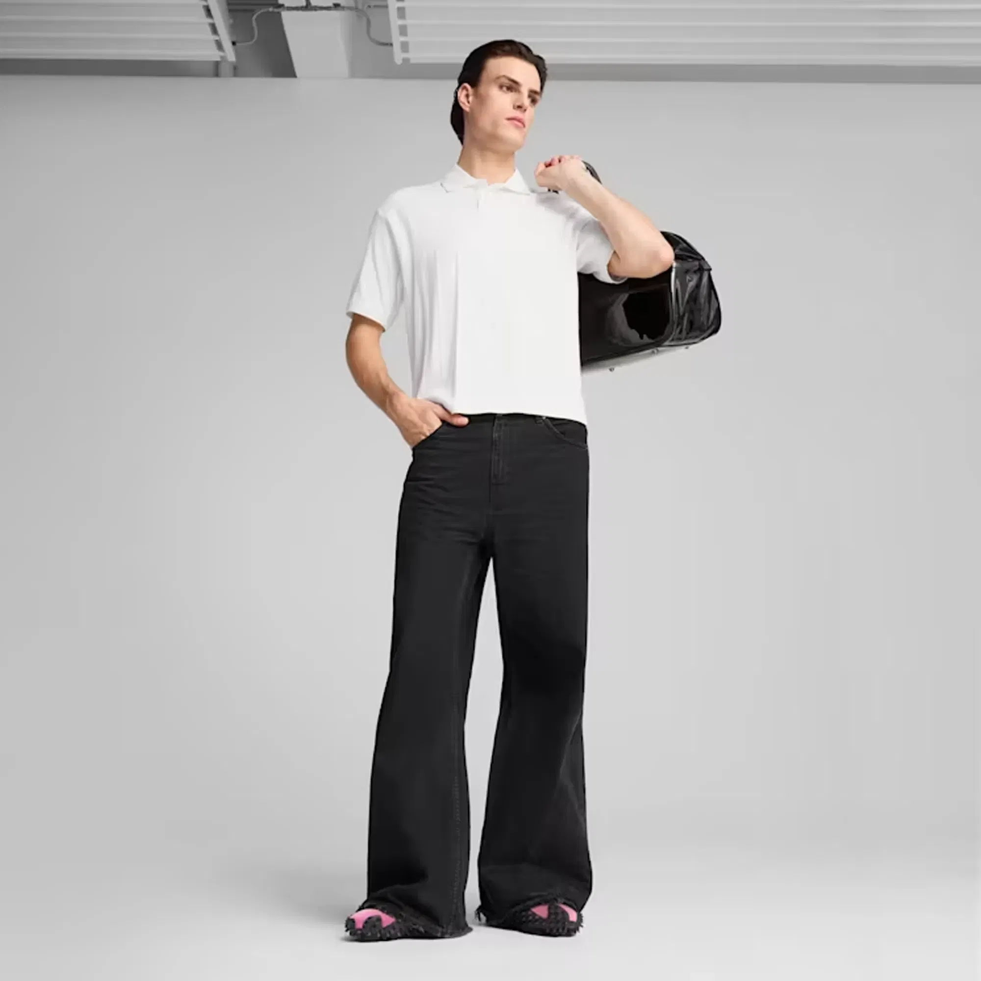 PUMA MOSTRO OG { POSIE PINK-PUMA SILVER-PUMA BLACK