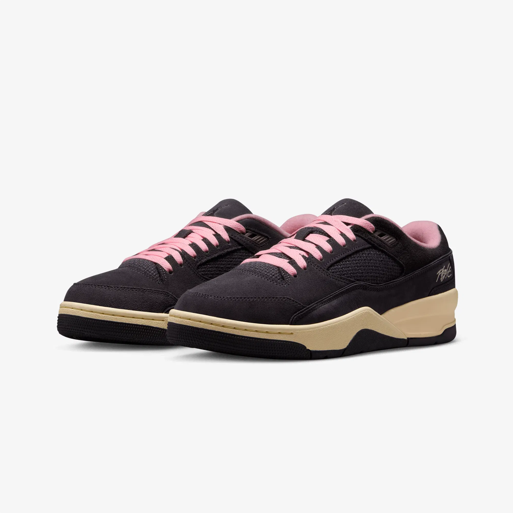 Jordan FLIGHT COURT { OIL GREY/CAVE STONE-ARCTIC PUNCH-MUSLIN