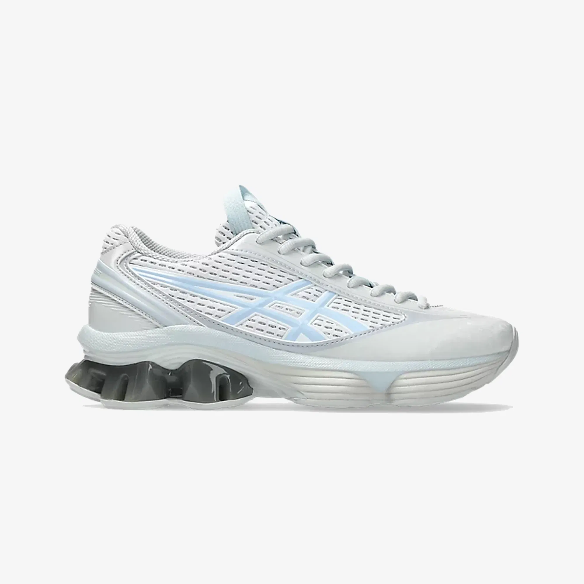 ASICS US6-S GEL-KINETIC FLUENT { GLACIER GREY/SOFT SKY