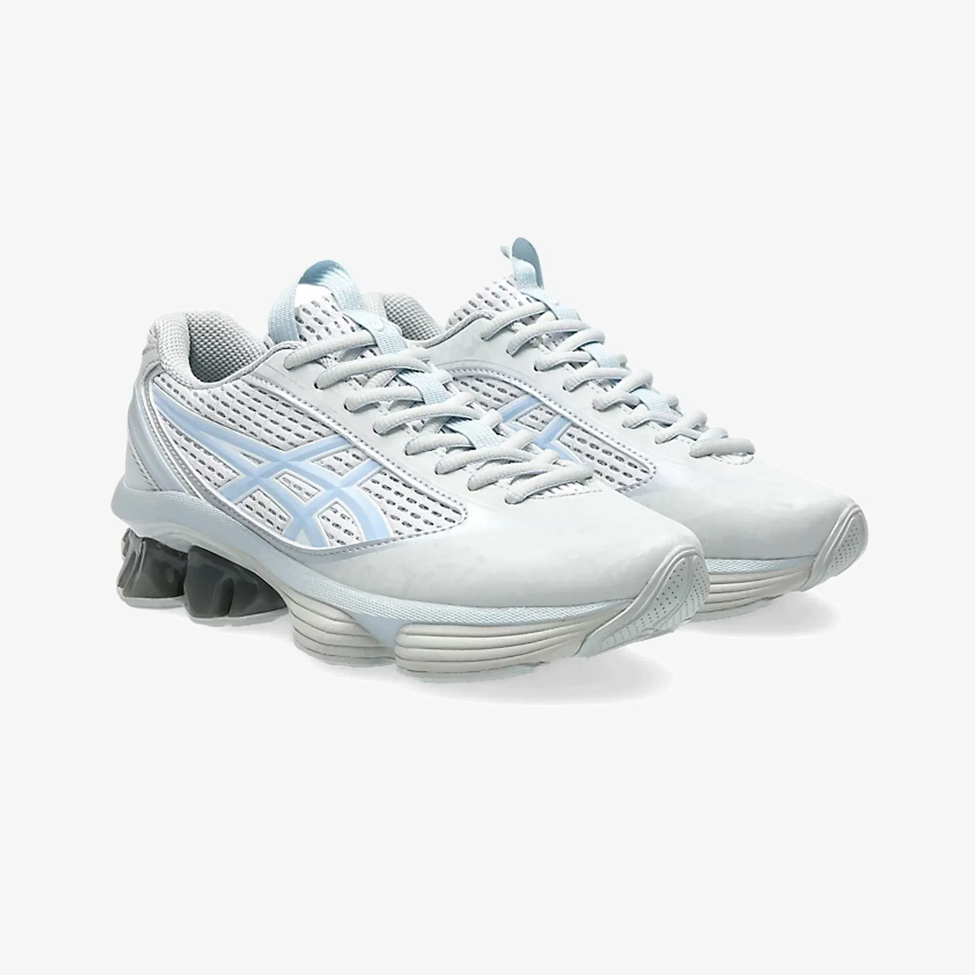 ASICS US6-S GEL-KINETIC FLUENT { GLACIER GREY/SOFT SKY