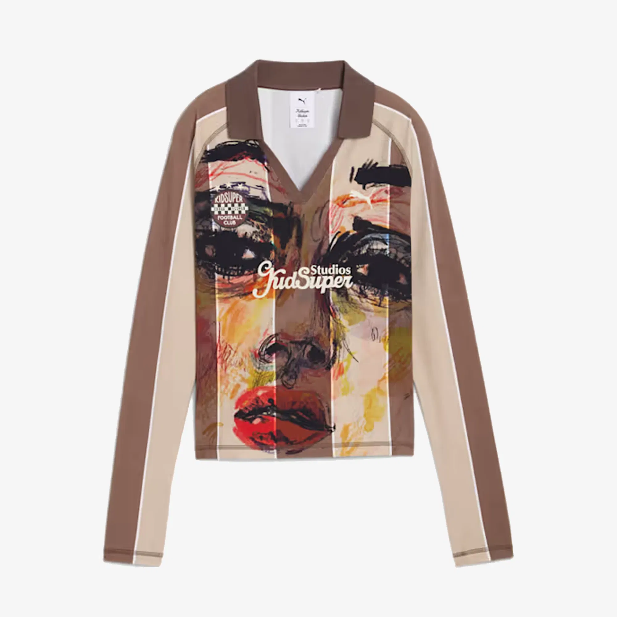 PUMA x KIDSUPER LONG SLEEVE JERSEY { FLAT BRONZE-AOP