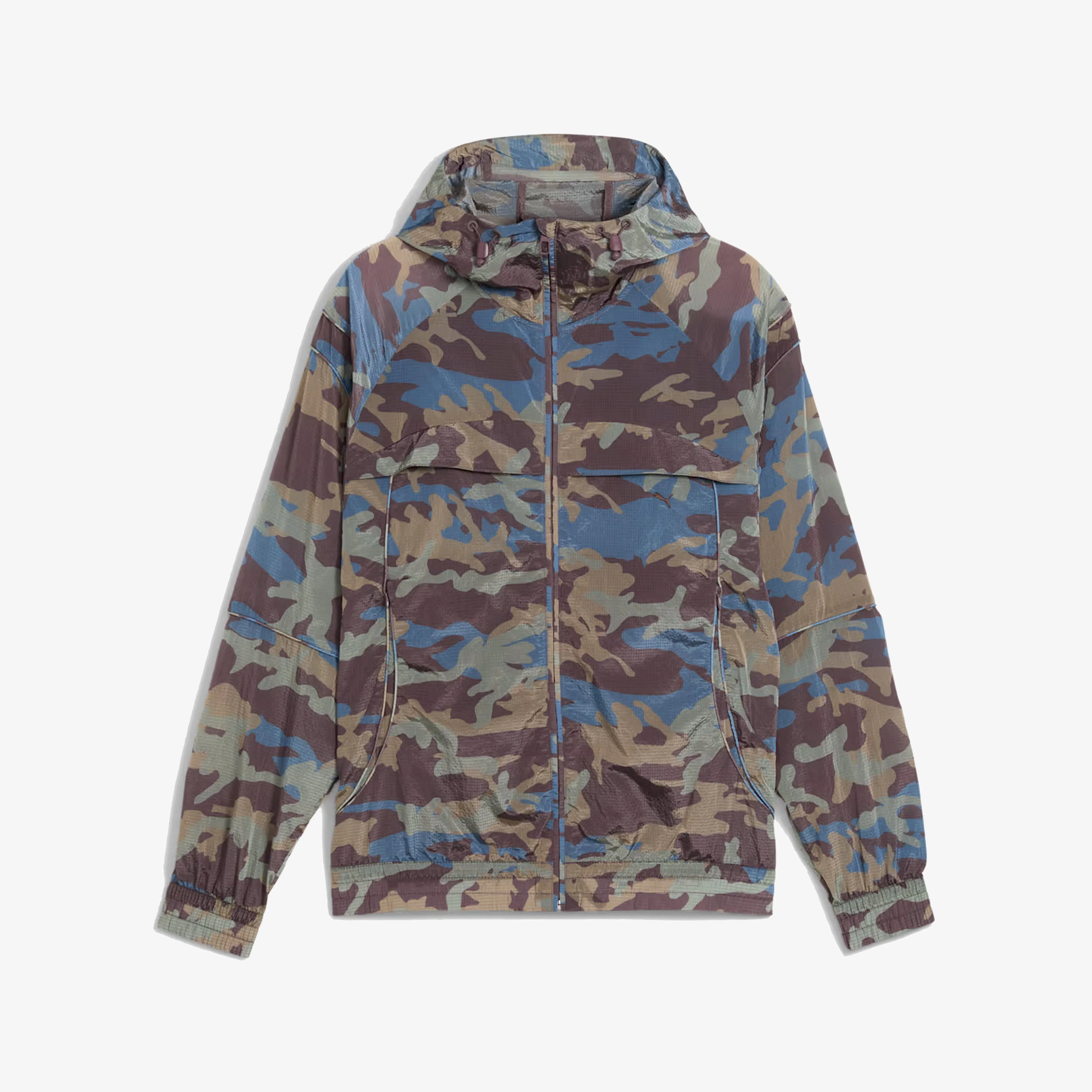 PUMA CLRT ALL-OVER PRINT RIPSTOP JACKET UNISEX { RAISIN