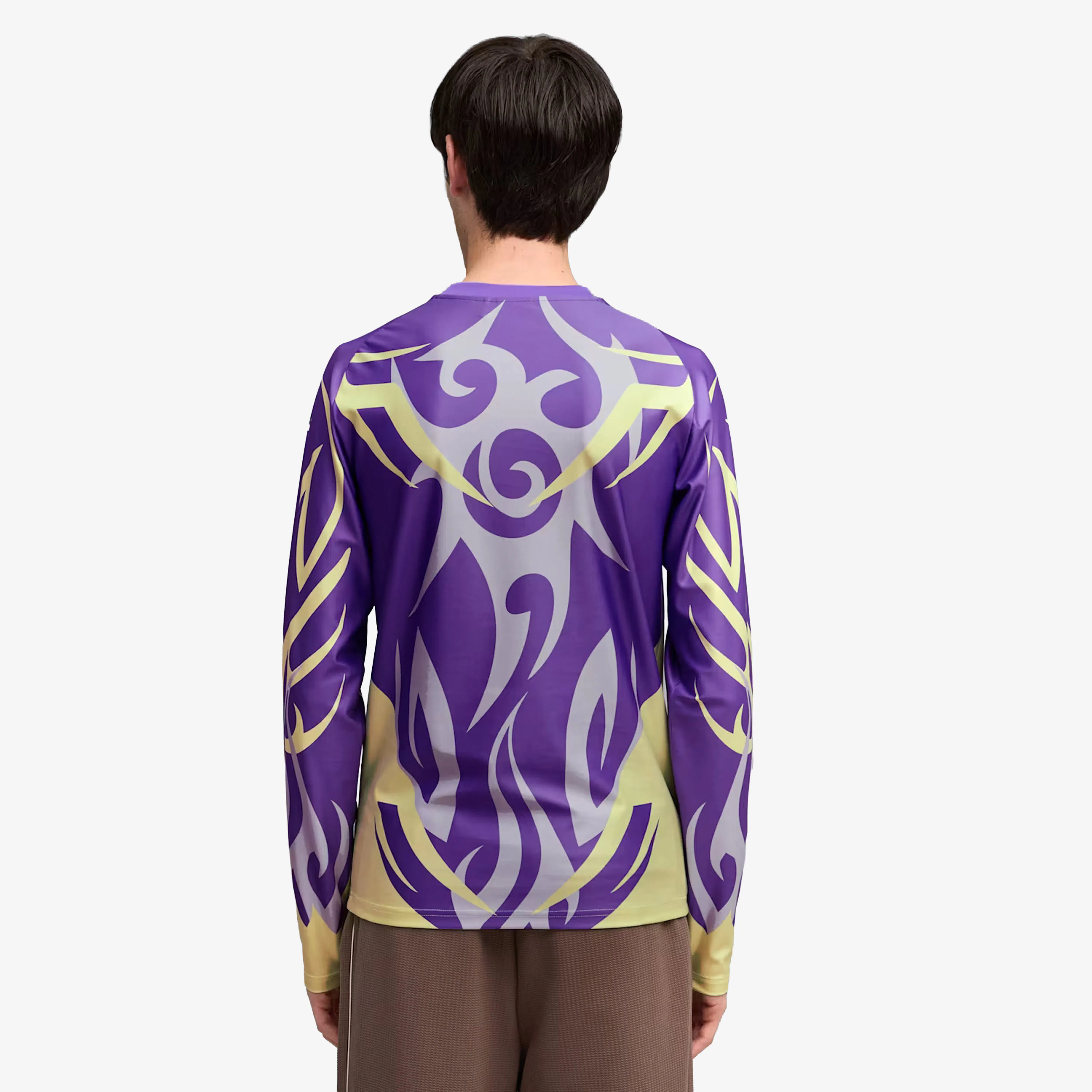 PUMA SPECIAL ITEMS JERSEY LONG SLEEVE JERSEY { DARK AMETHYST-AOP