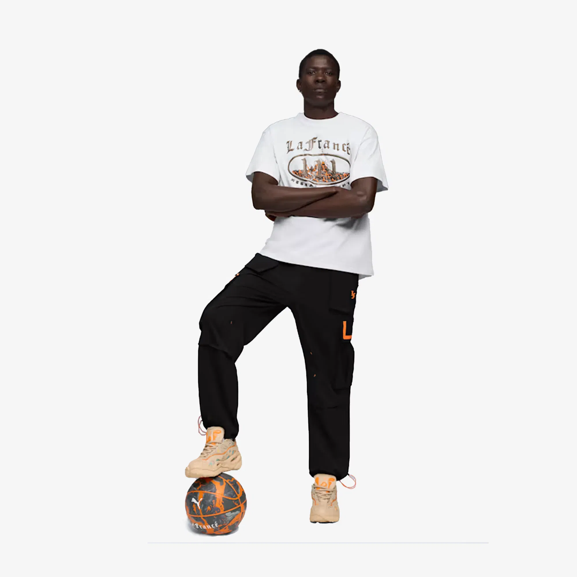 PUMA LAFRANCÉ HEEM OVERSIZED T-Shirt { SILVER MIST