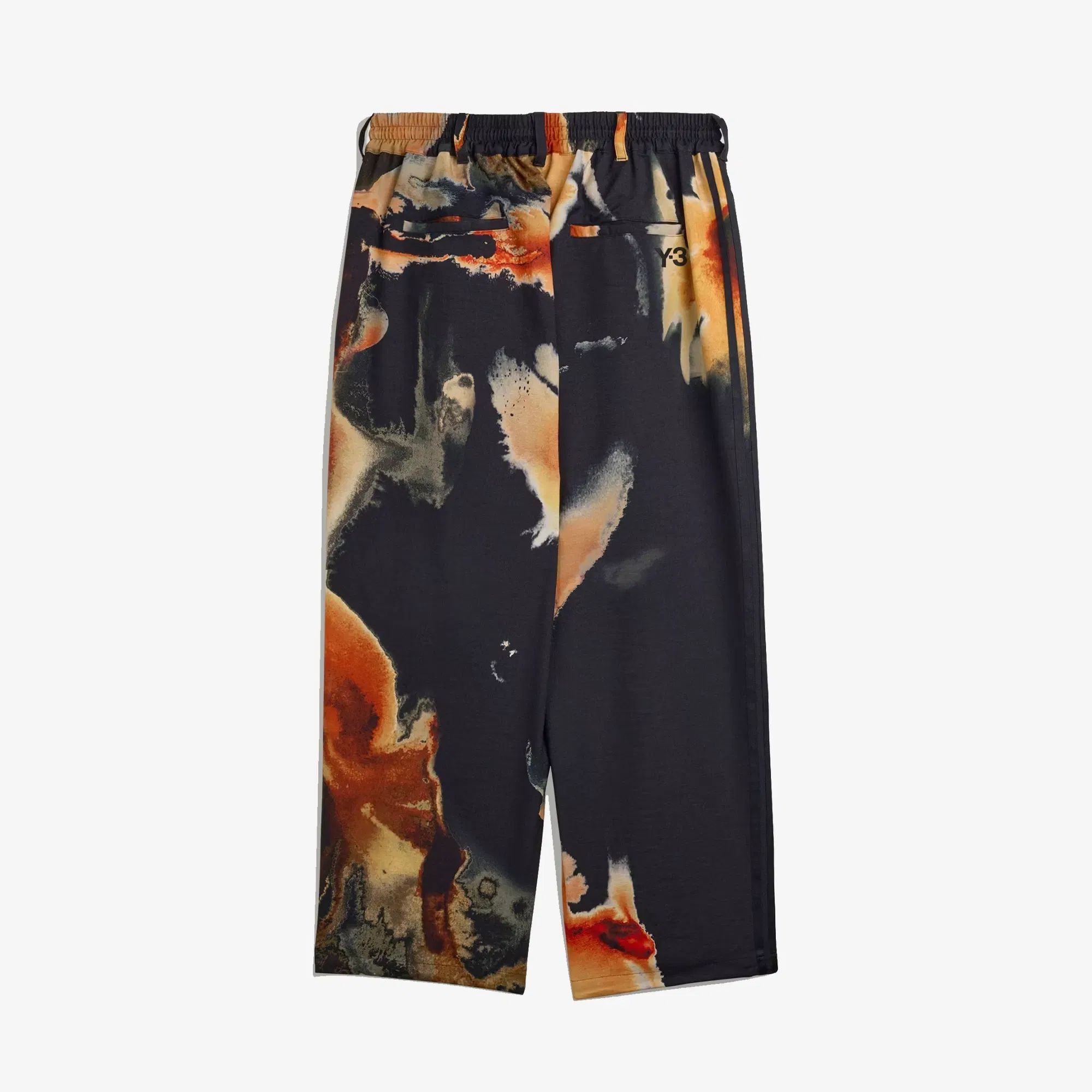 Y-3 AOP SPORT UNIFORM TRACK PANTS { BLACK/MULTI