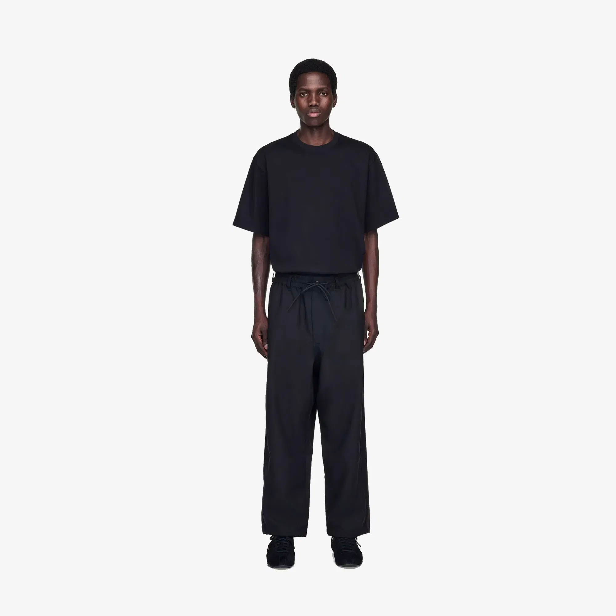 Y-3 Y-3 SPORT UNIFORM TRACK PANTS { BLACK