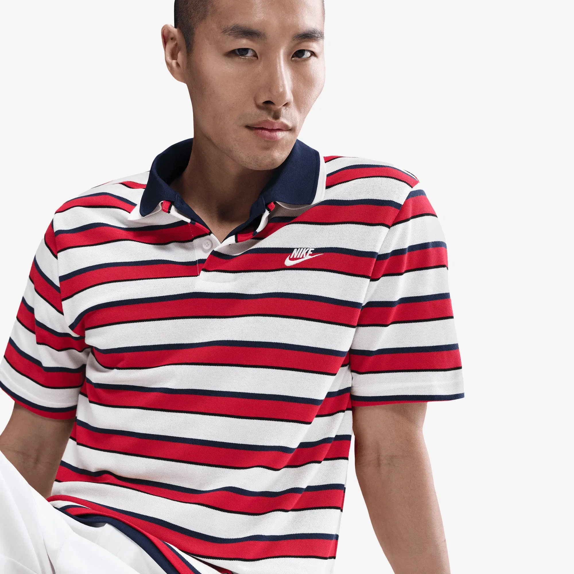 NIKE CLUB T-SHIRT { SAIL/WHITE