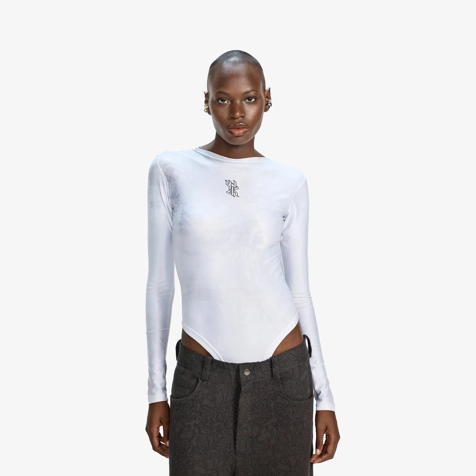 F A R A K BASICS WOMEN BODYSUIT { WHITE