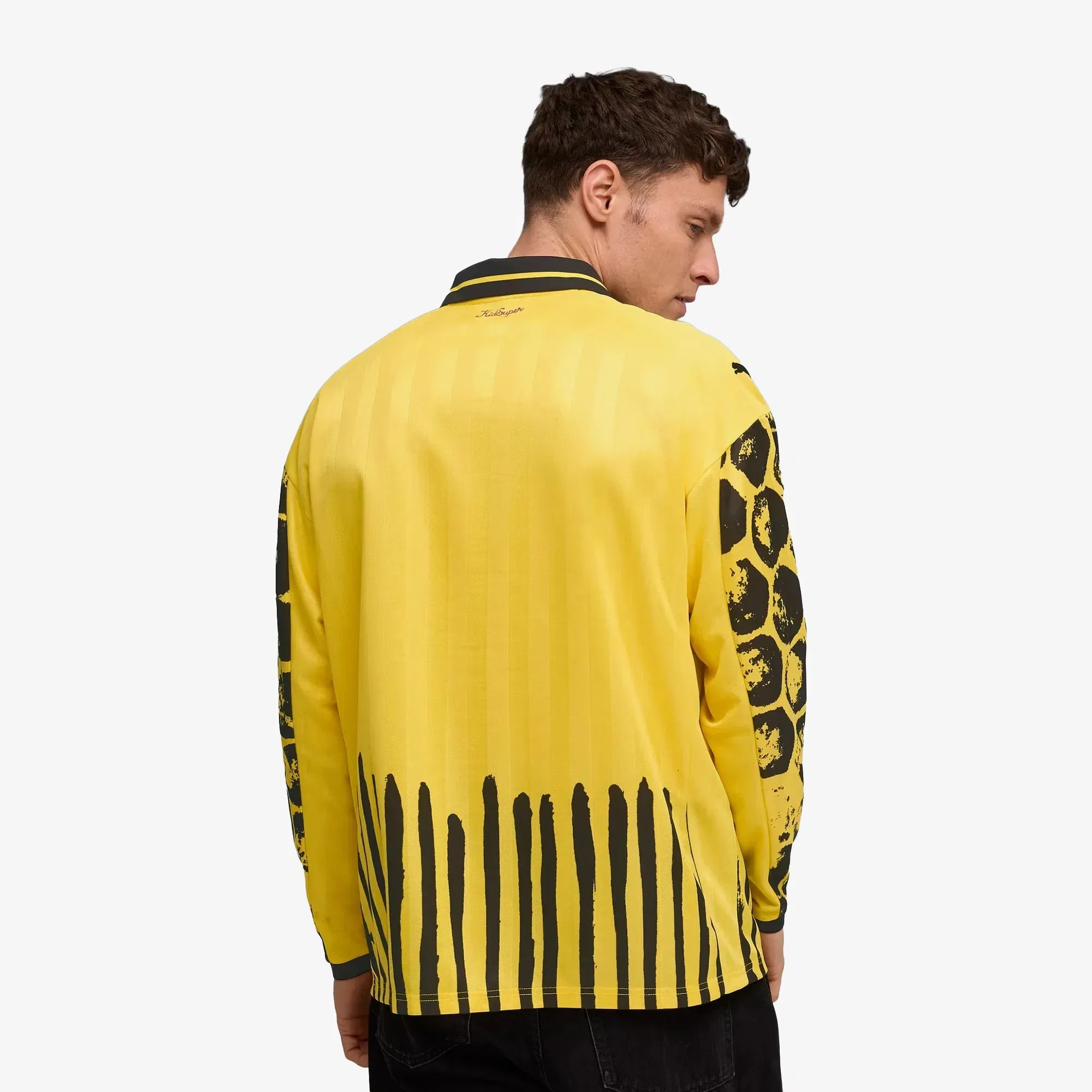 PUMA KIDSUPER x BORUSSIA DORTMUND RETRO SHIRT { FASTER YELLOW-PUMA BLACK