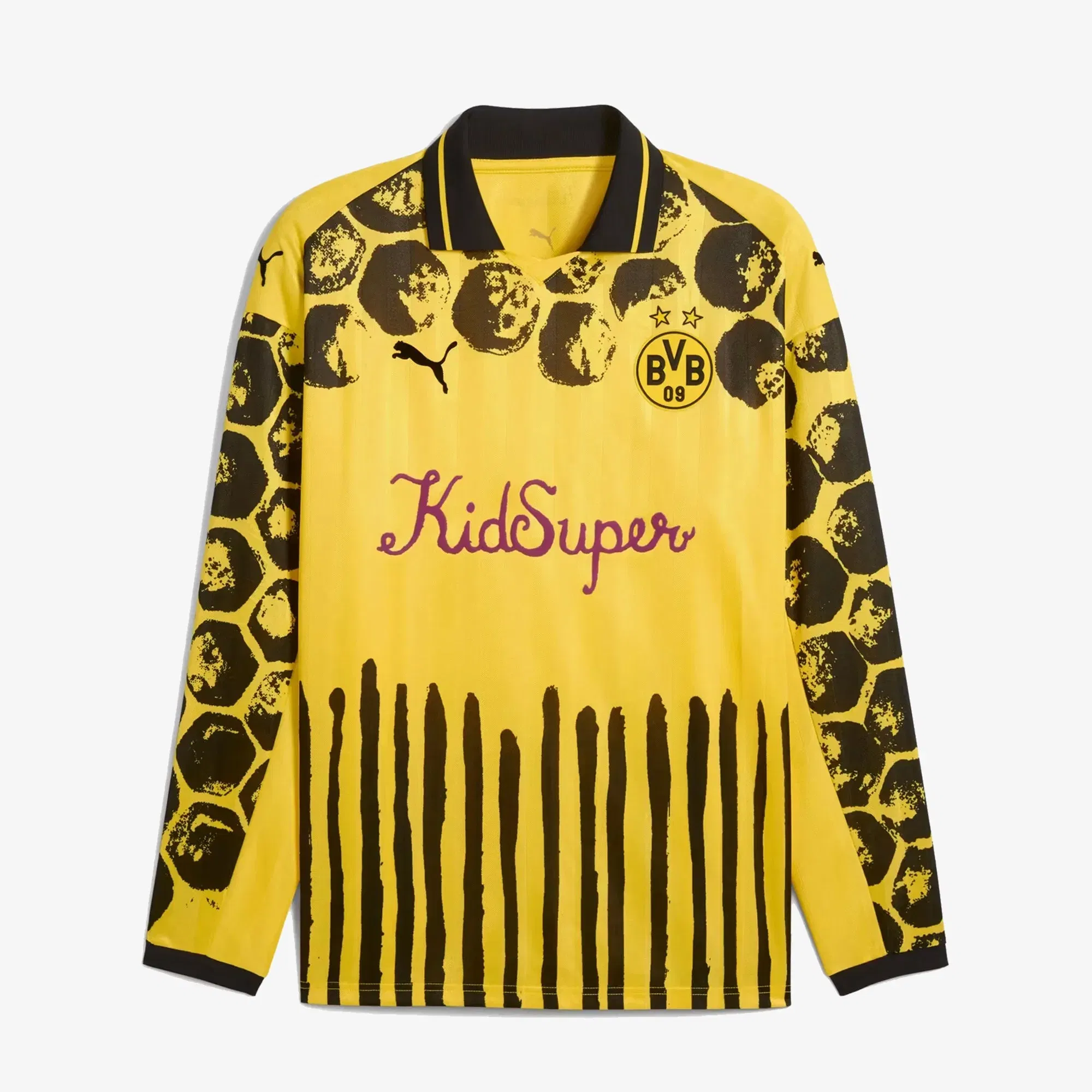 PUMA KIDSUPER x BORUSSIA DORTMUND RETRO SHIRT { FASTER YELLOW-PUMA BLACK