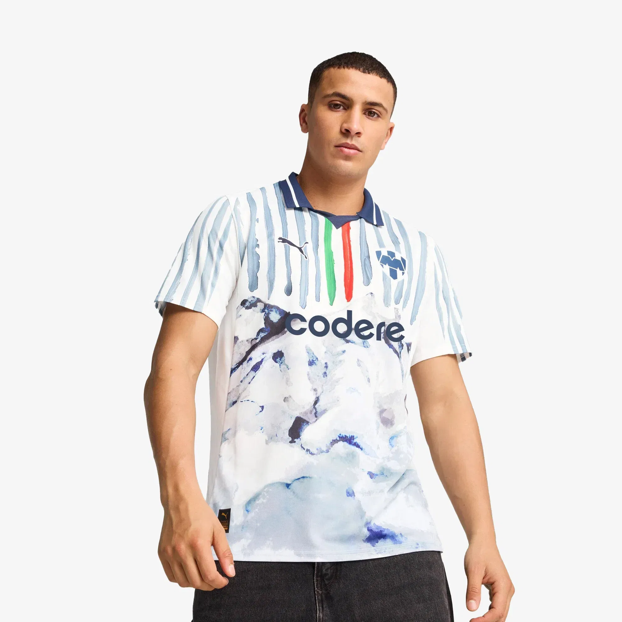PUMA KIDSUPER x CF MONTERREY JERSEY { PUMA WHITE-DEEP NAVY