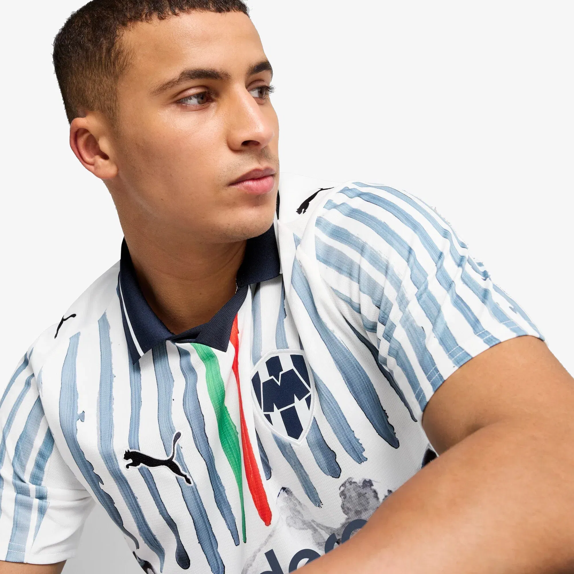 PUMA KIDSUPER x CF MONTERREY JERSEY { PUMA WHITE-DEEP NAVY