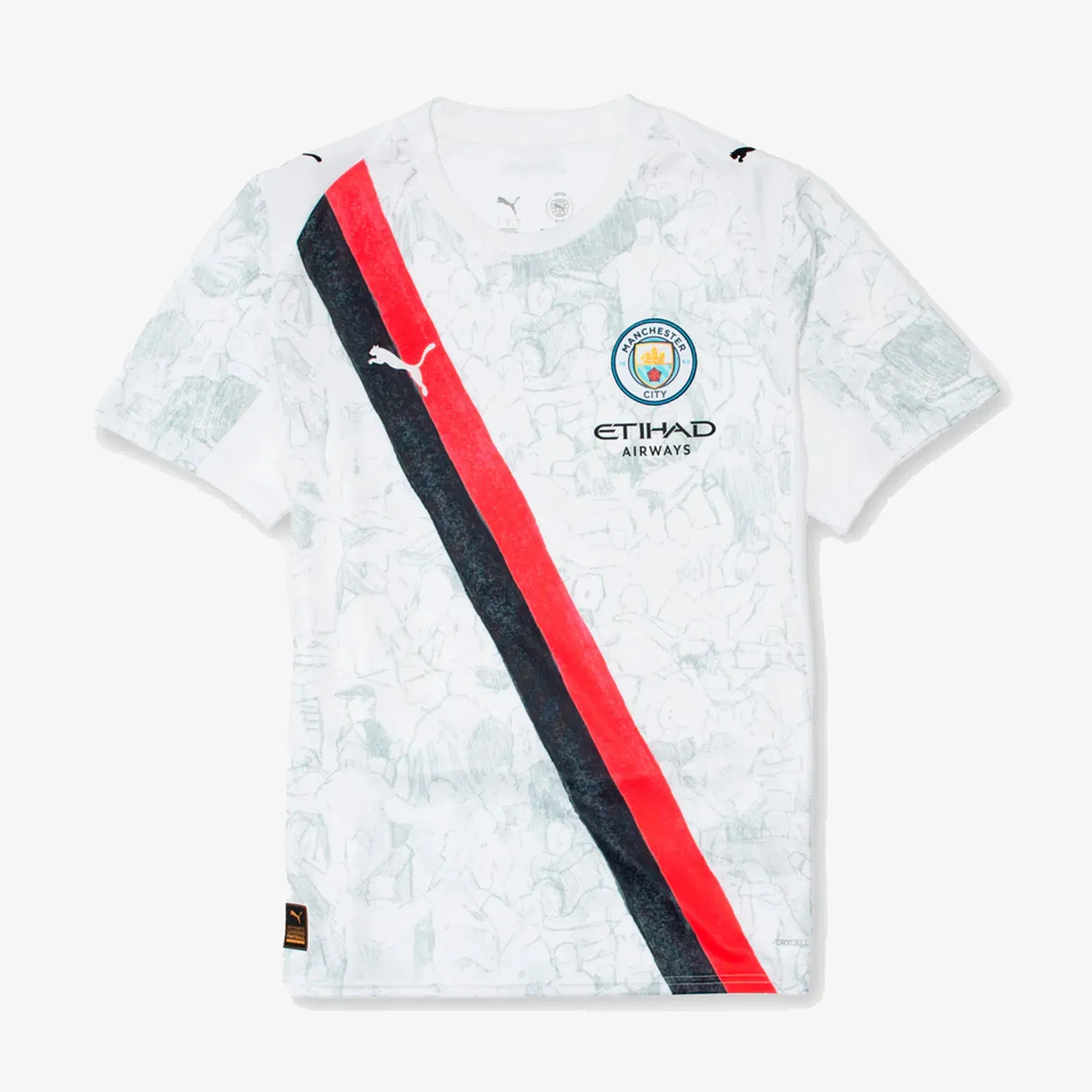 PUMA KIDSUPER x MANCHESTER CITY JERSEY { PUMA WHITE-BLACK