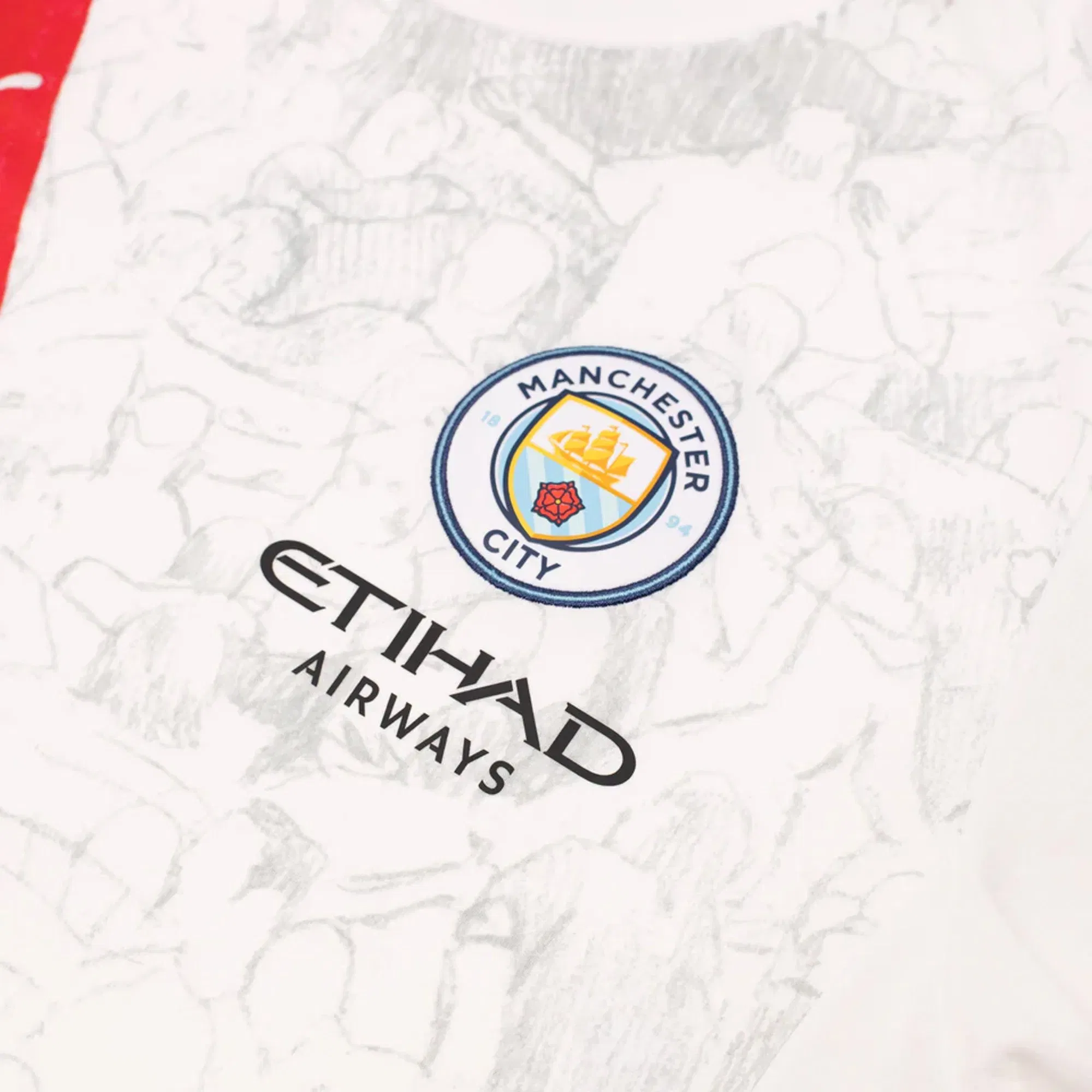 PUMA KIDSUPER x MANCHESTER CITY JERSEY { PUMA WHITE-BLACK
