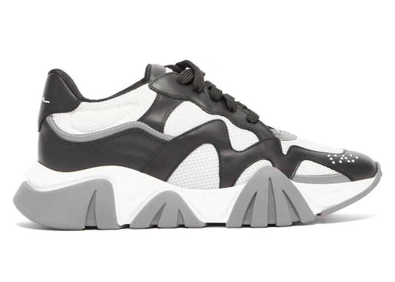 Versace Squalo White Black Mesh