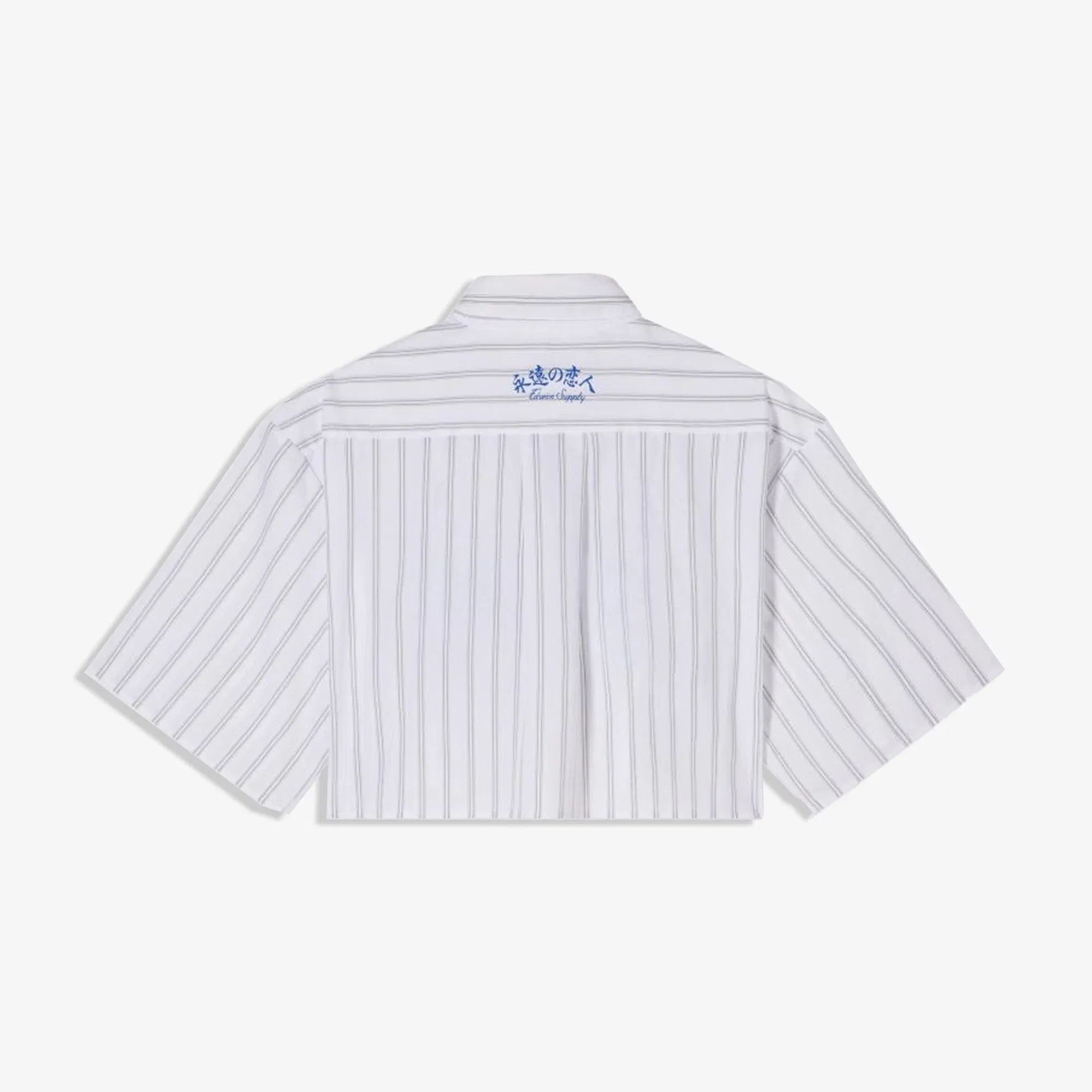 EDWIN W' ALIX SHIRT SS { GREY/WHITE