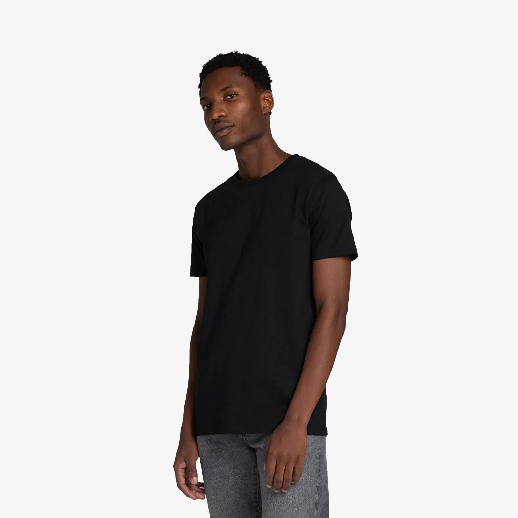 EDWIN DOUBLE PACK SS T-Shirt PACK OF 2 { BLACK