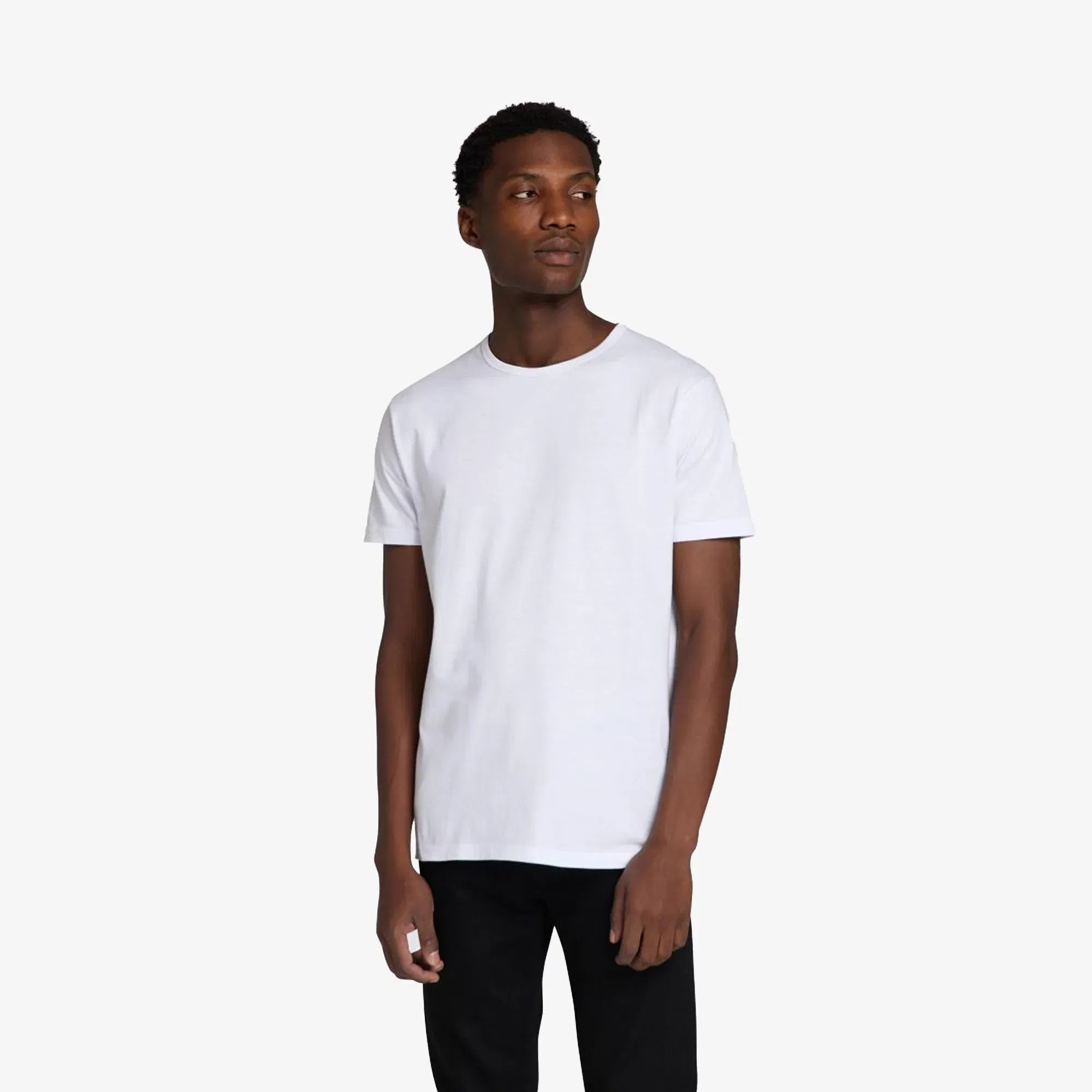 EDWIN DOUBLE PACK SS T-Shirt PACK OF 2 { WHITE