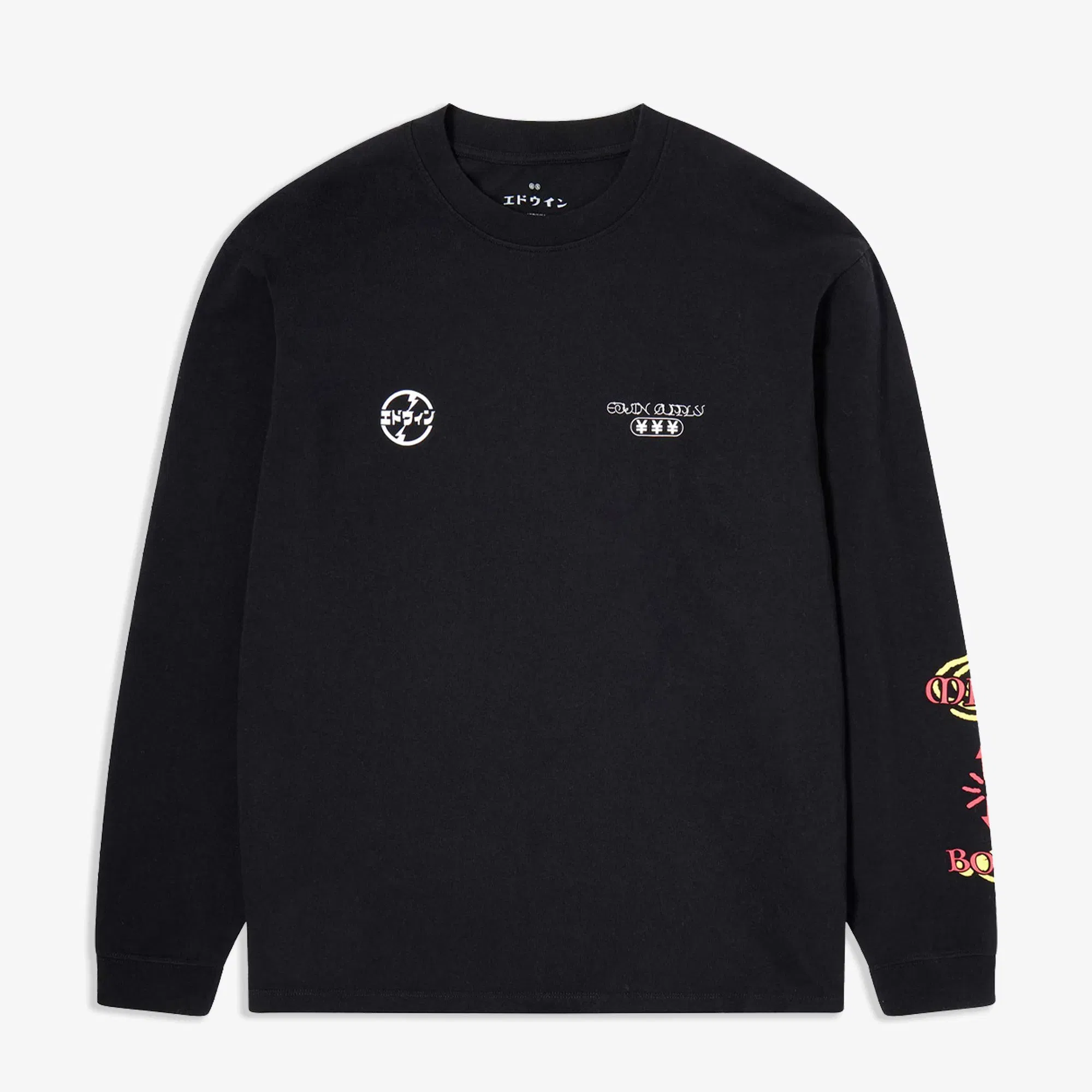 EDWIN PACHINKO T-SHIRT LS { BLACK