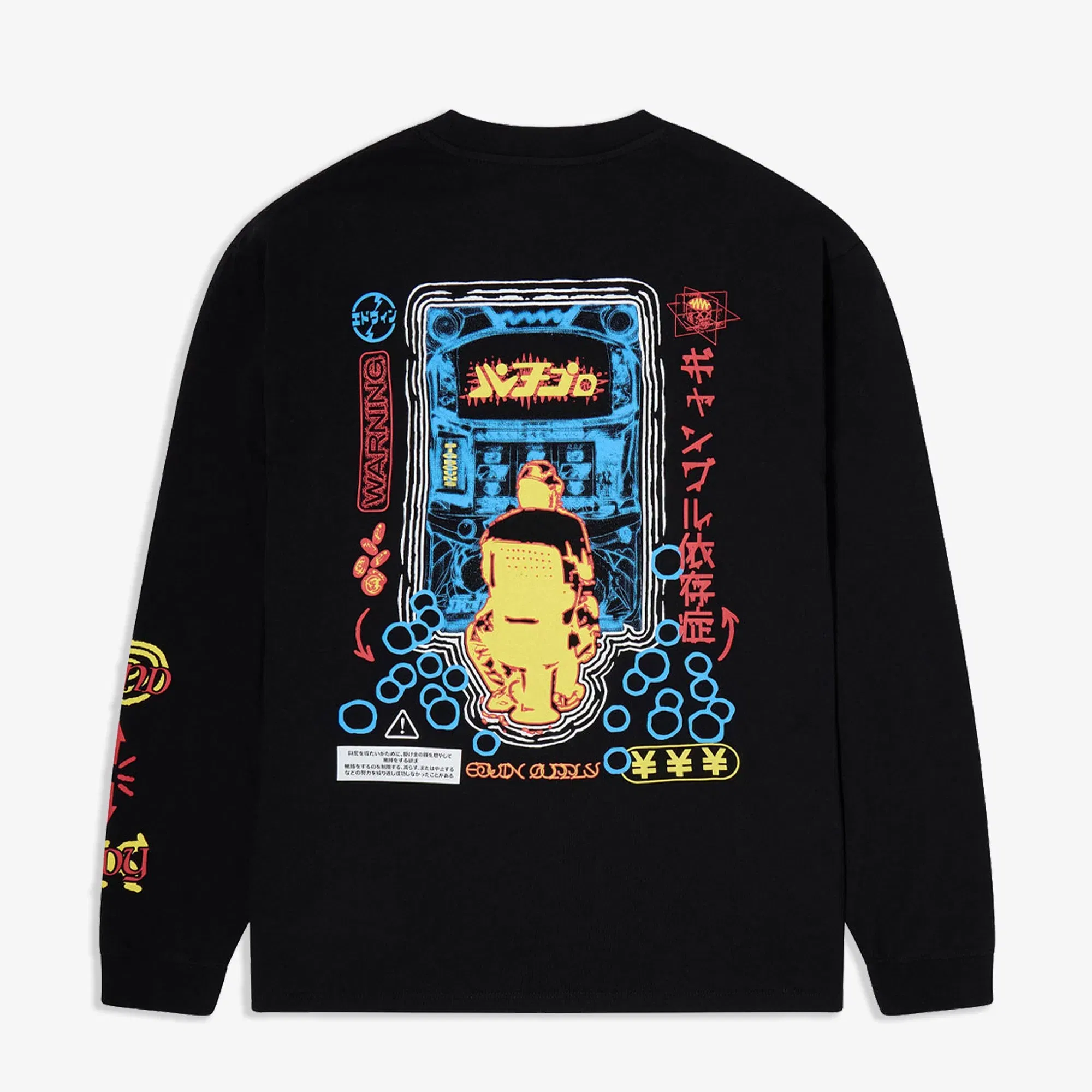 EDWIN PACHINKO T-SHIRT LS { BLACK