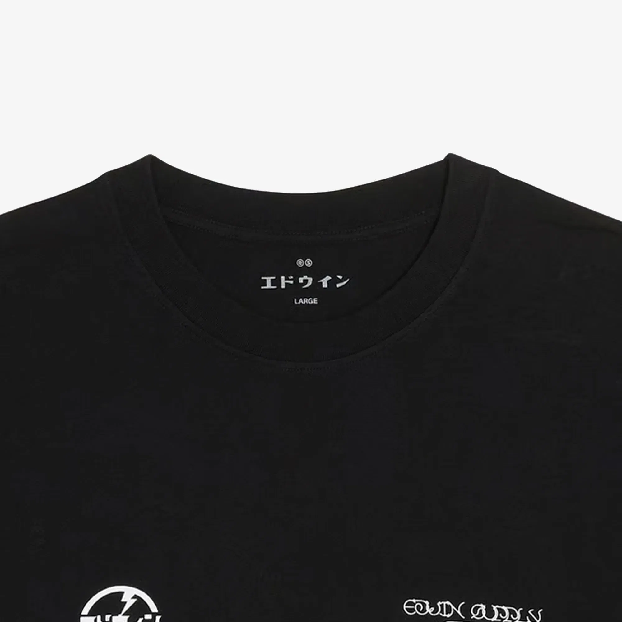 EDWIN PACHINKO T-SHIRT LS { BLACK