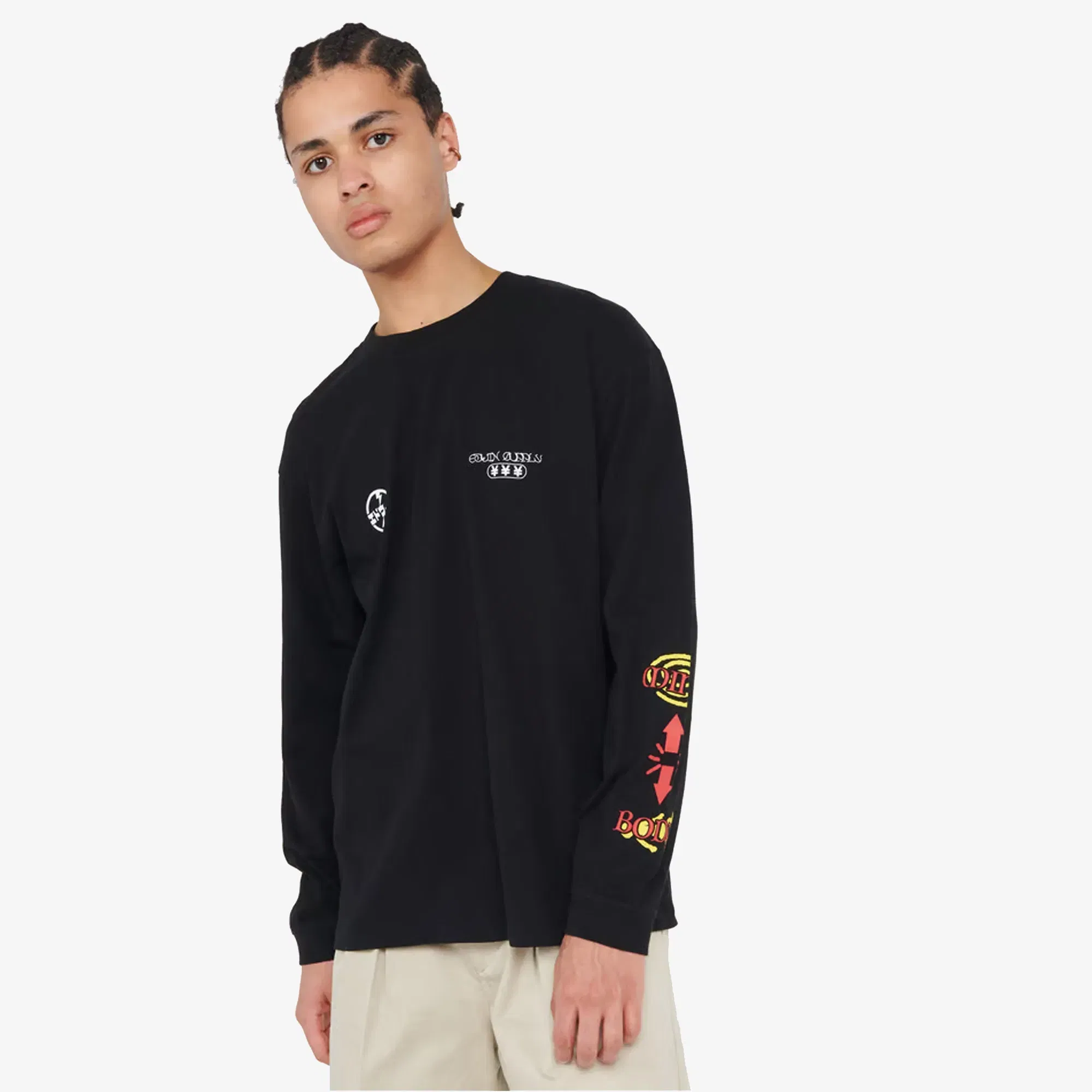 EDWIN PACHINKO T-SHIRT LS { BLACK