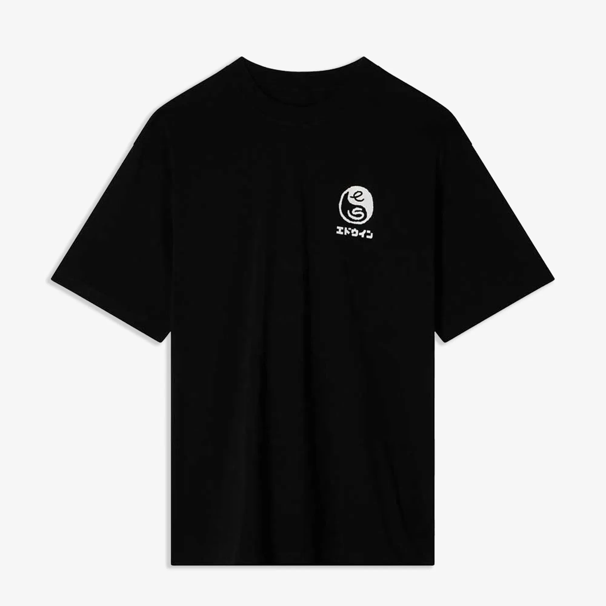 EDWIN HIGH BEAR T-SHIRT { BLACK/WHITE