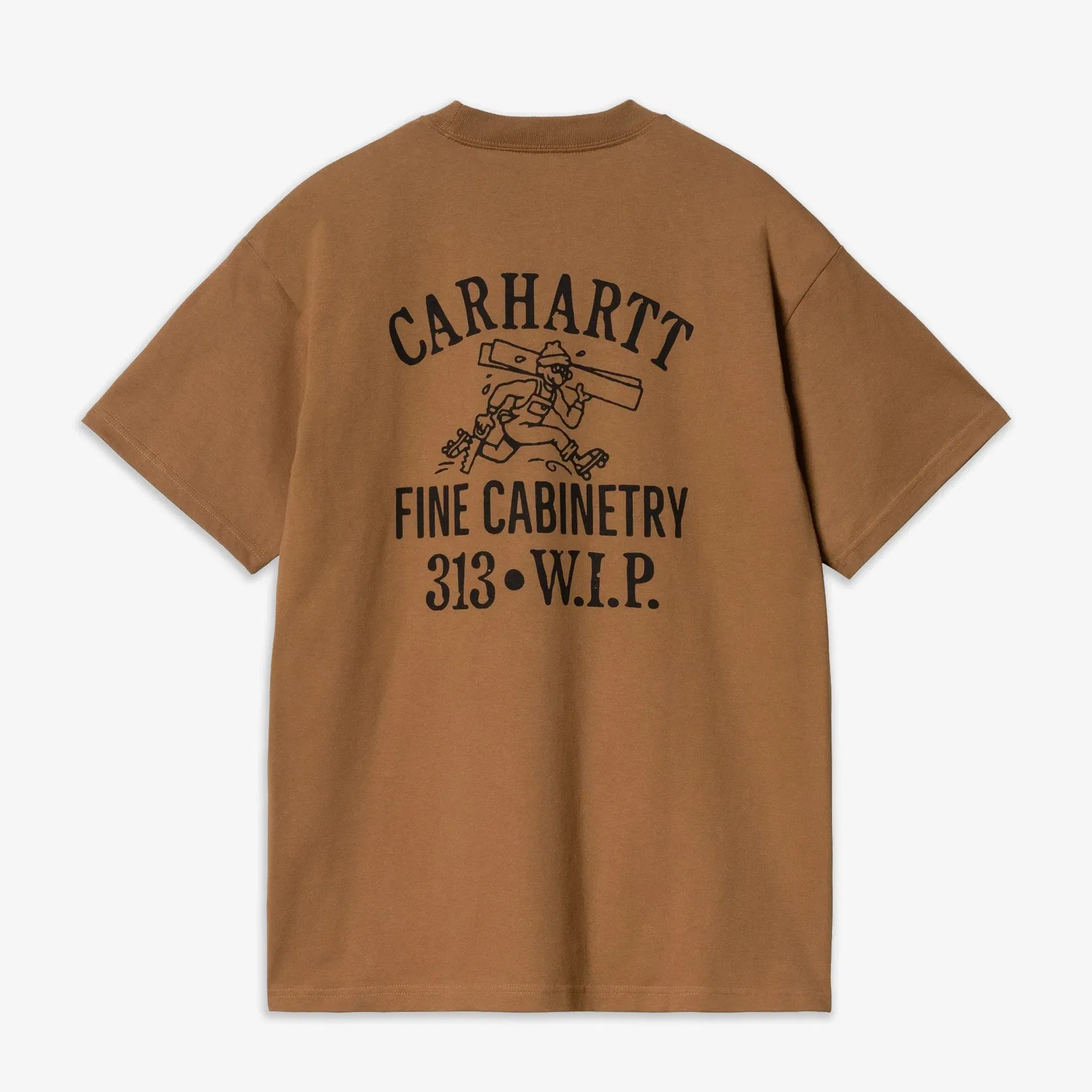 Carhartt S/S CABINETRY T-SHIRT { BROWN