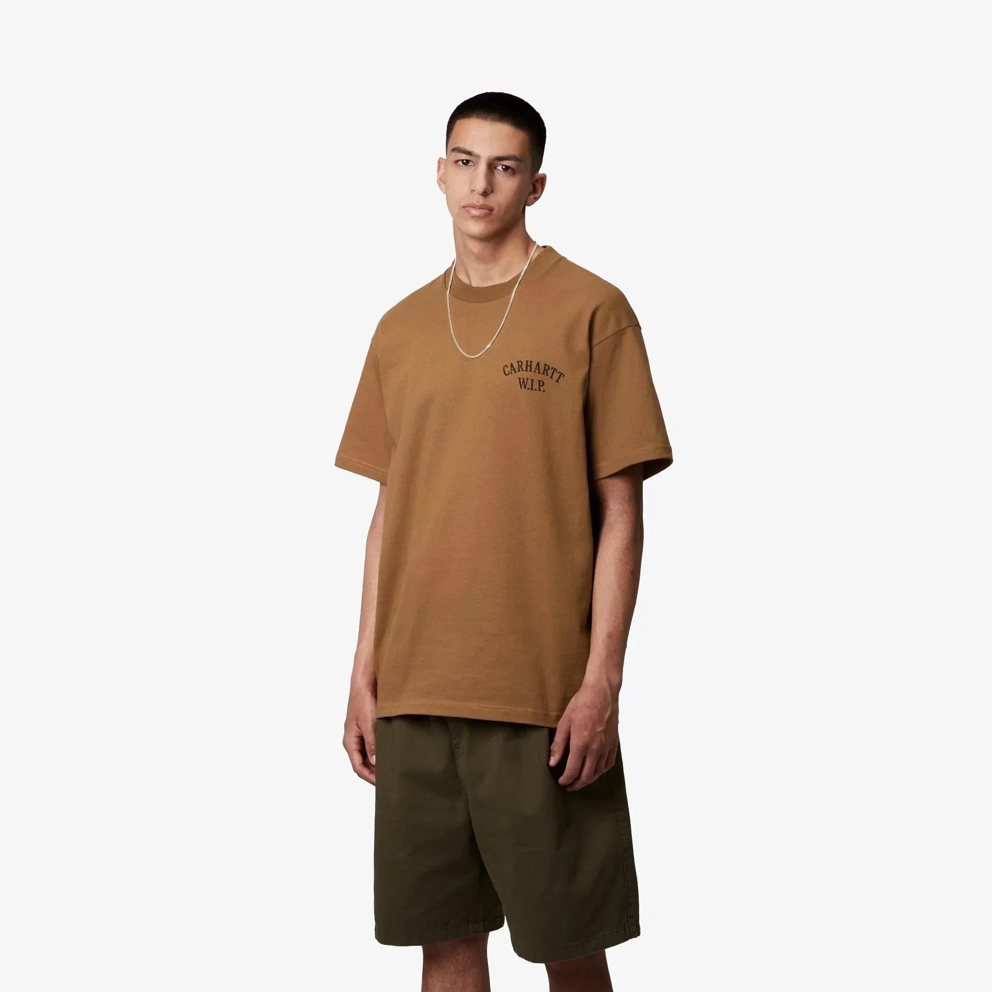 Carhartt S/S CABINETRY T-SHIRT { BROWN