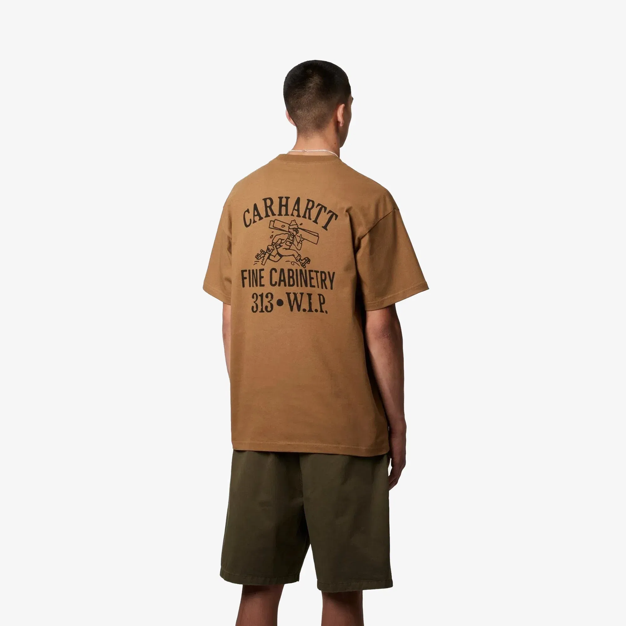 Carhartt S/S CABINETRY T-SHIRT { BROWN