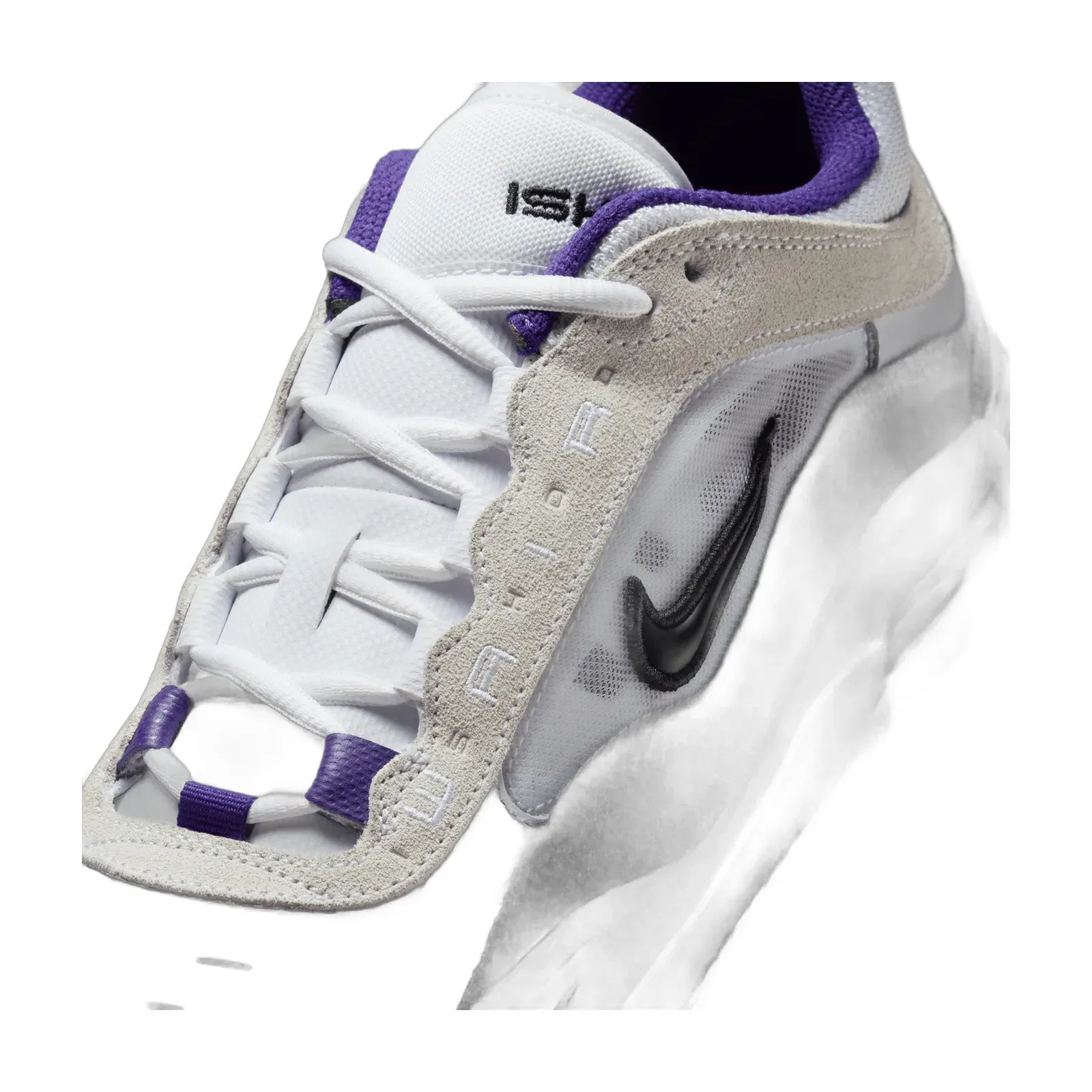 Nike AIR MAX ISHOD { WHITE/BLACK-COURT PURPLE-BLACK