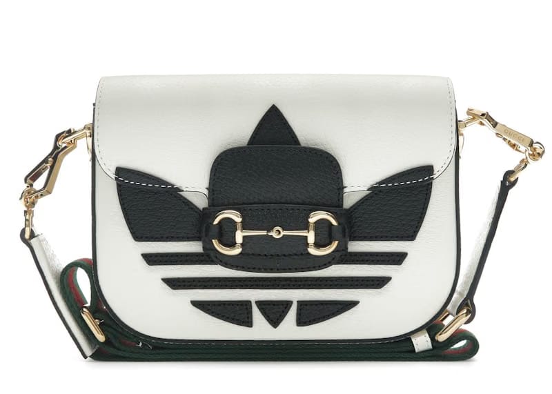 Gucci x adidas Horsebit 1955 Shoulder Bag White/Black